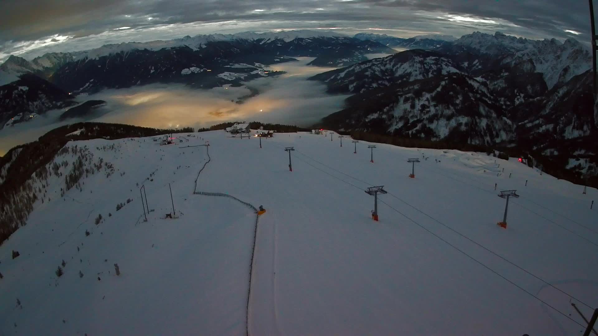 Kronplatz vrh | pogled na Valdaora – Olang