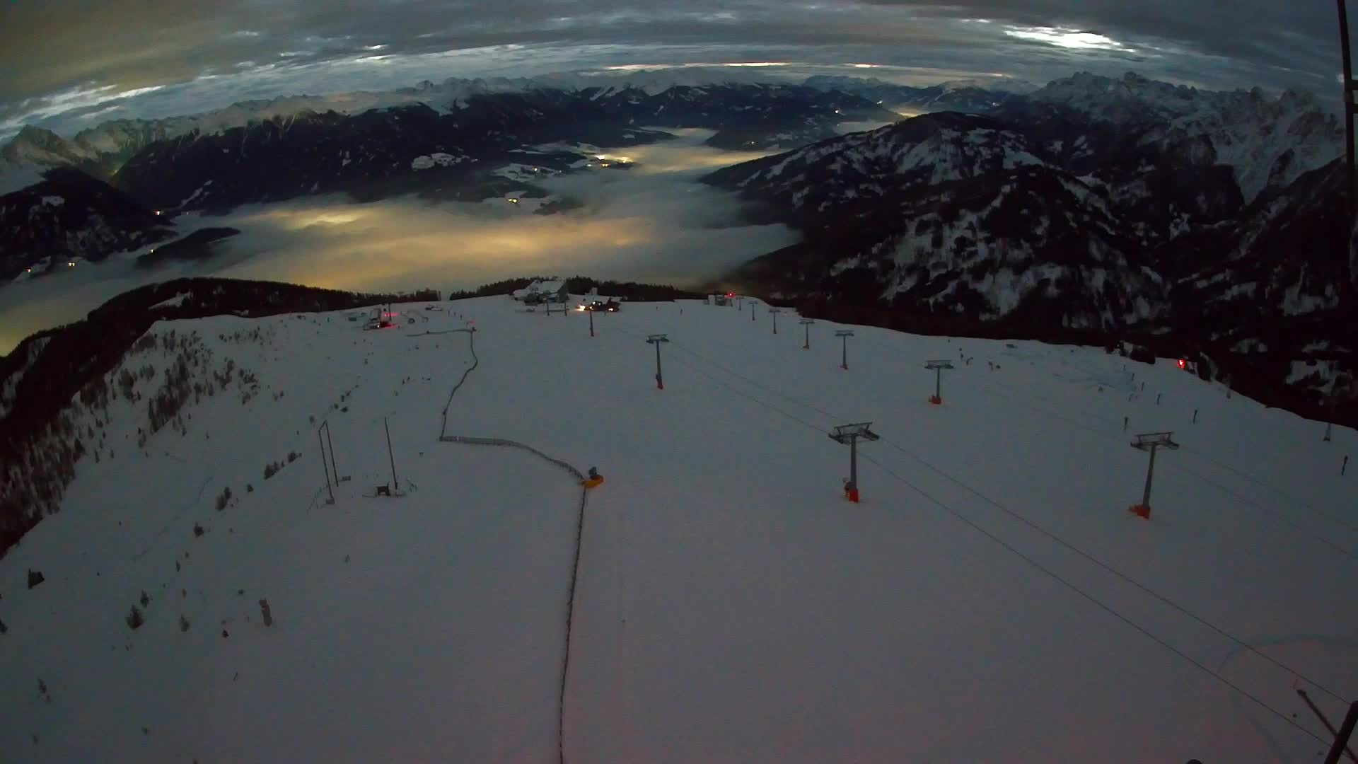 Kronplatz vrh | pogled na Valdaora – Olang