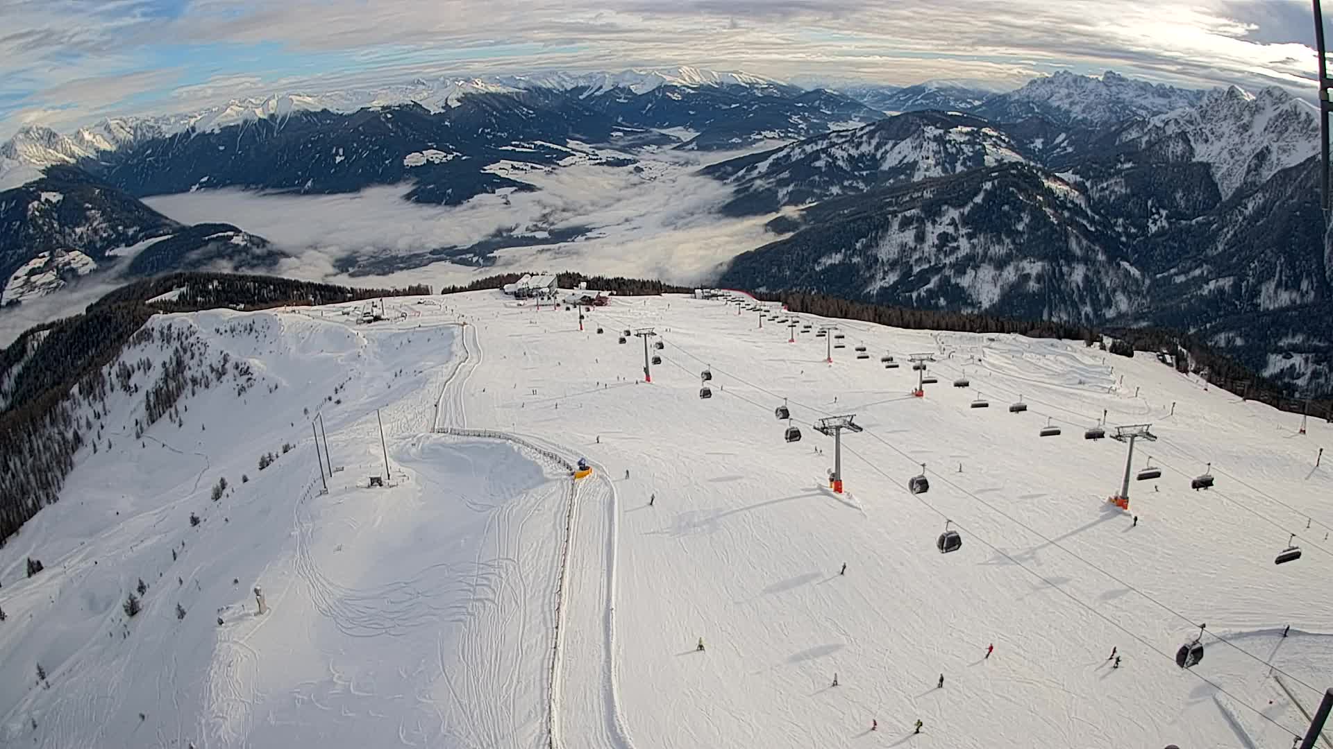 Sommet du Kronplatz | vue sur Valdaora – Olang