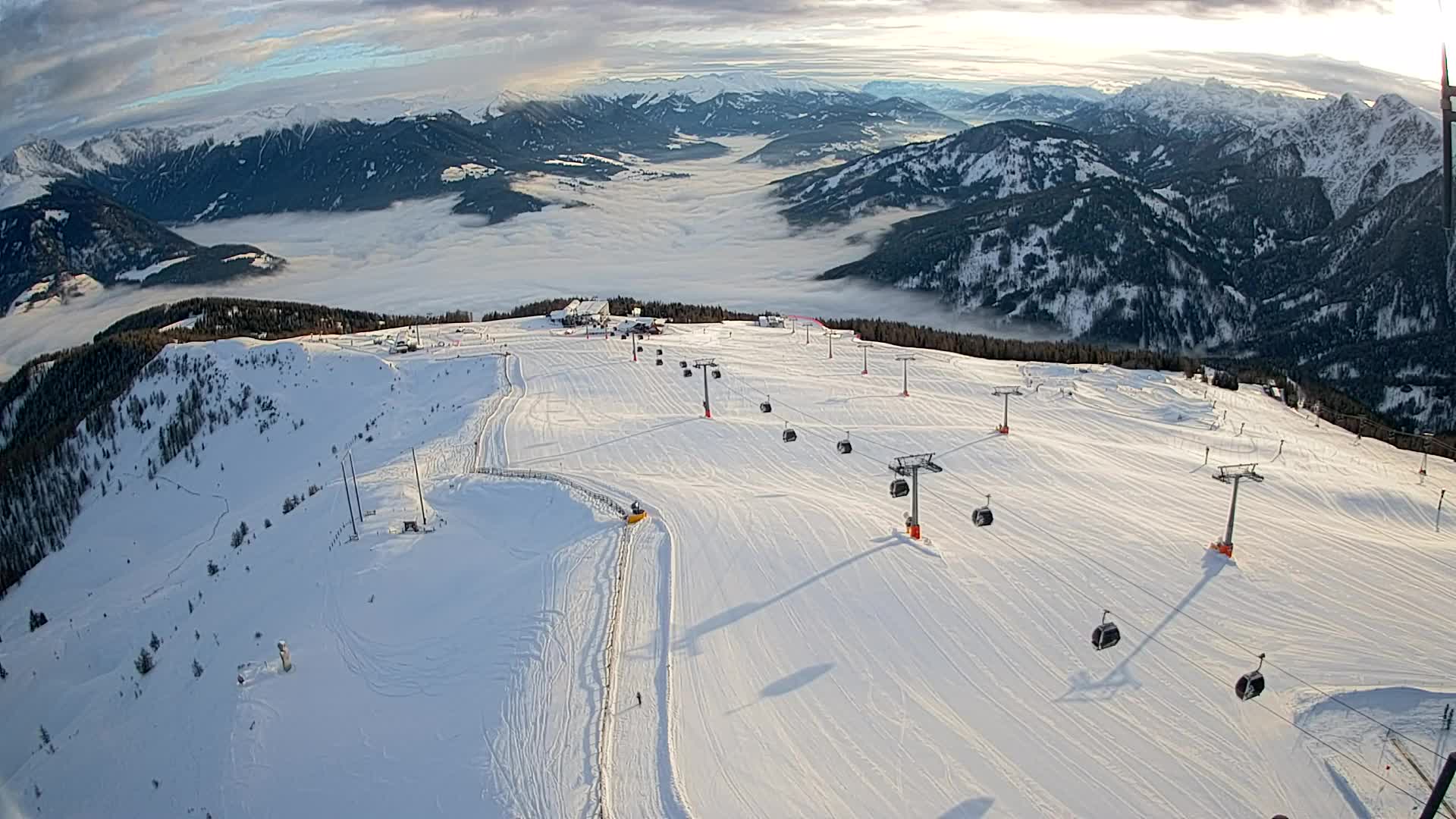 Kronplatz vrh | pogled na Valdaora – Olang