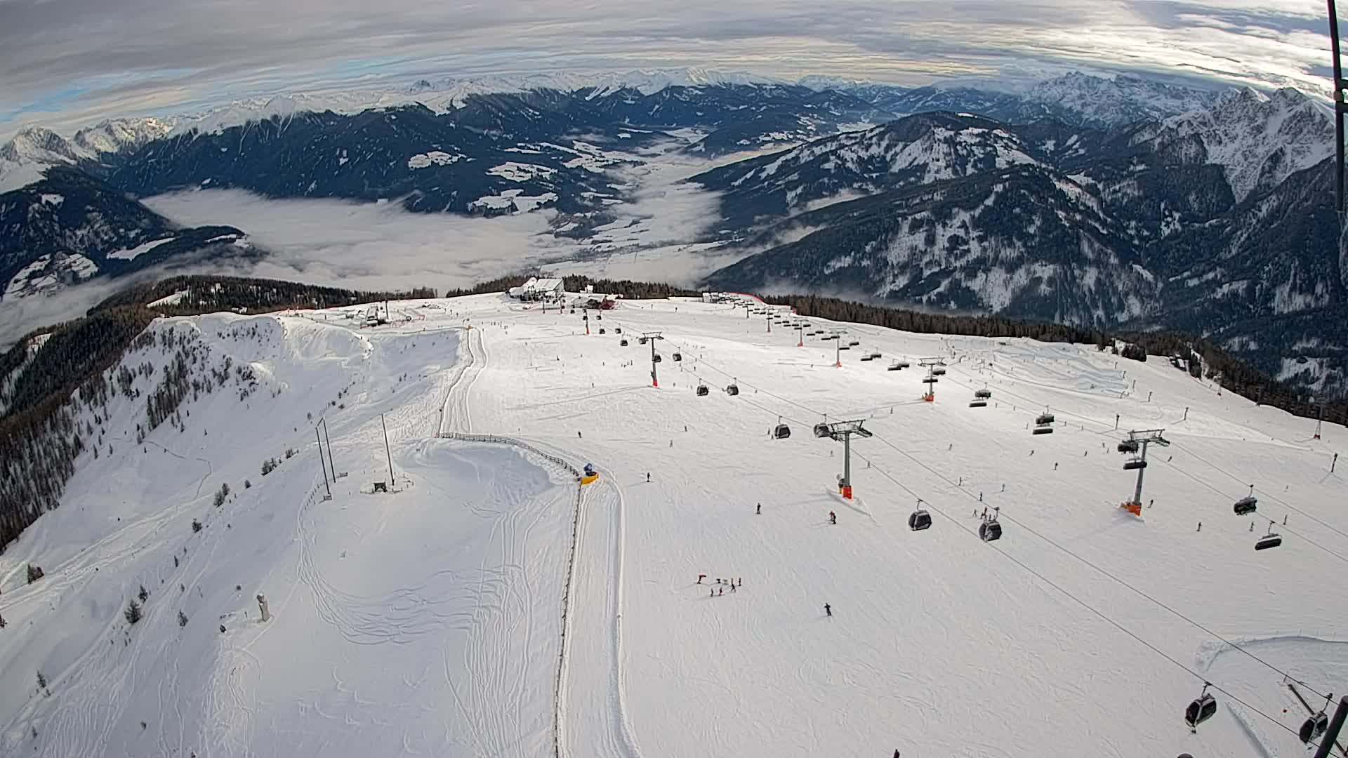 Sommet du Kronplatz | vue sur Valdaora – Olang