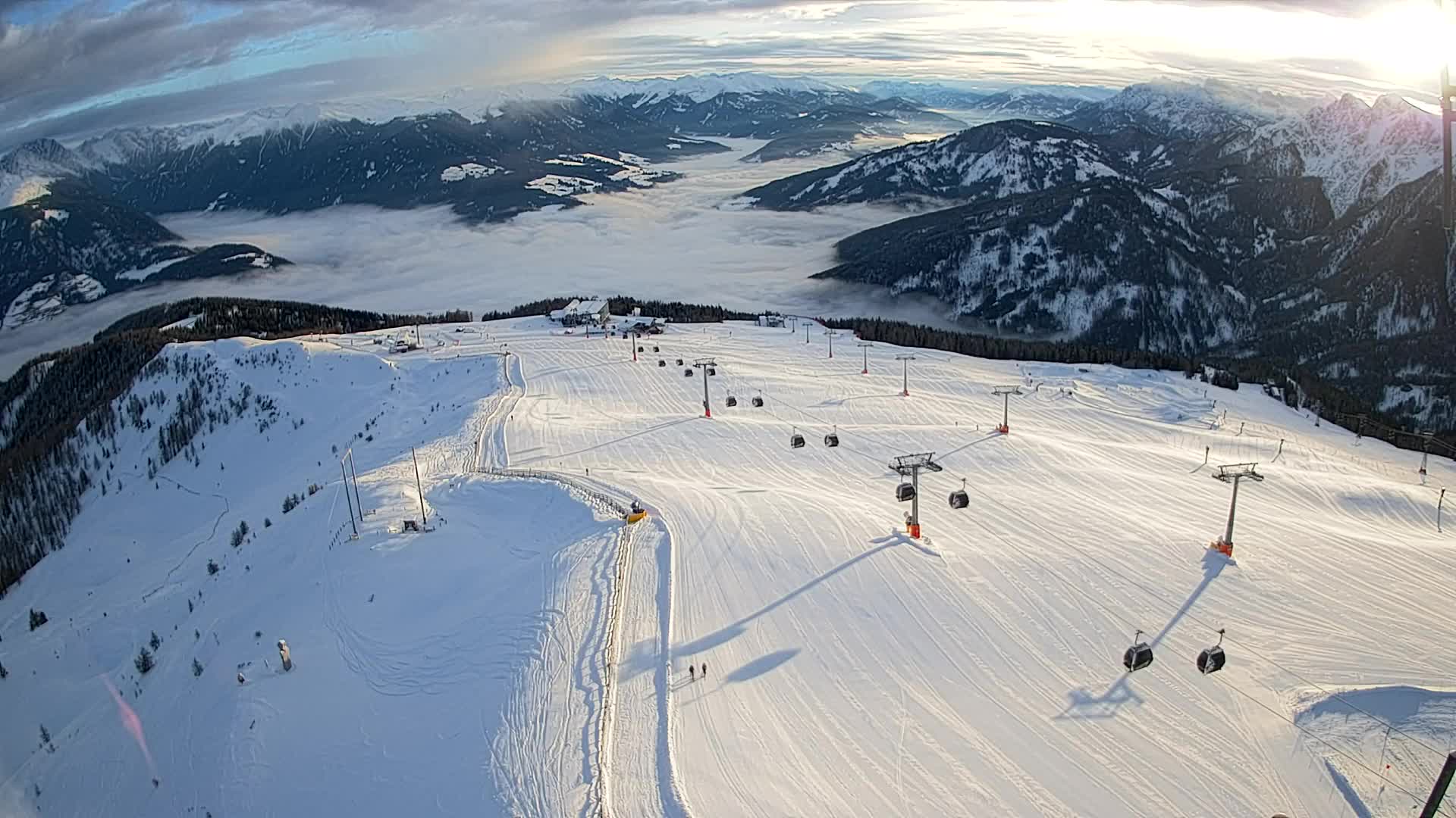Kronplatz vrh | pogled na Valdaora – Olang