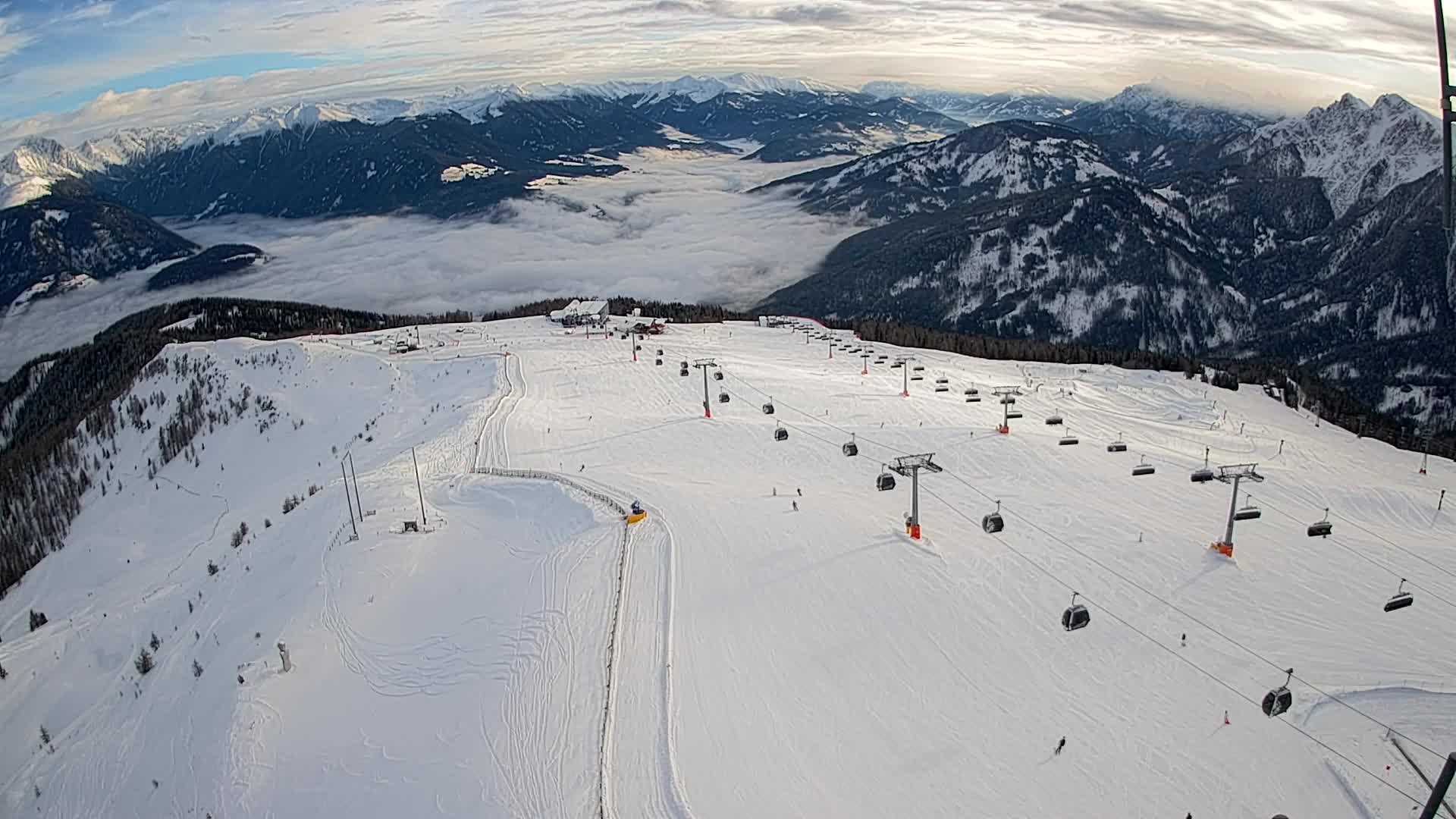 Kronplatz vrh | pogled na Valdaora – Olang