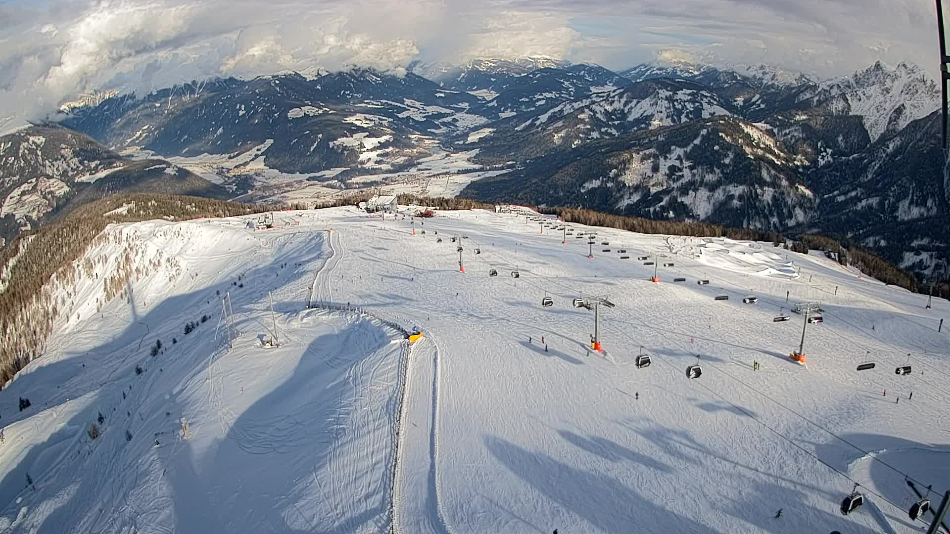 Sommet du Kronplatz | vue sur Valdaora – Olang