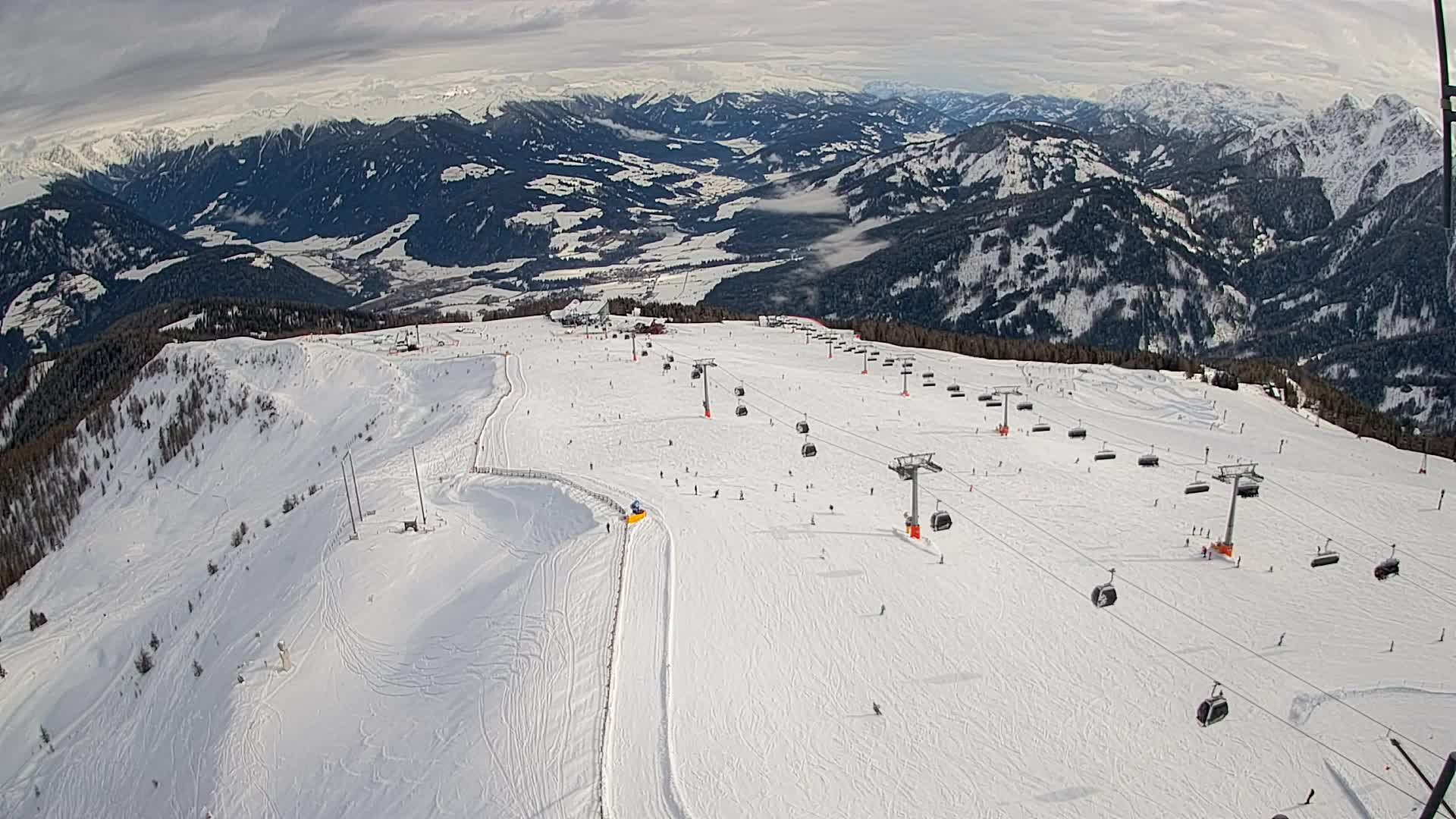 Kronplatz vrh | pogled na Valdaora – Olang