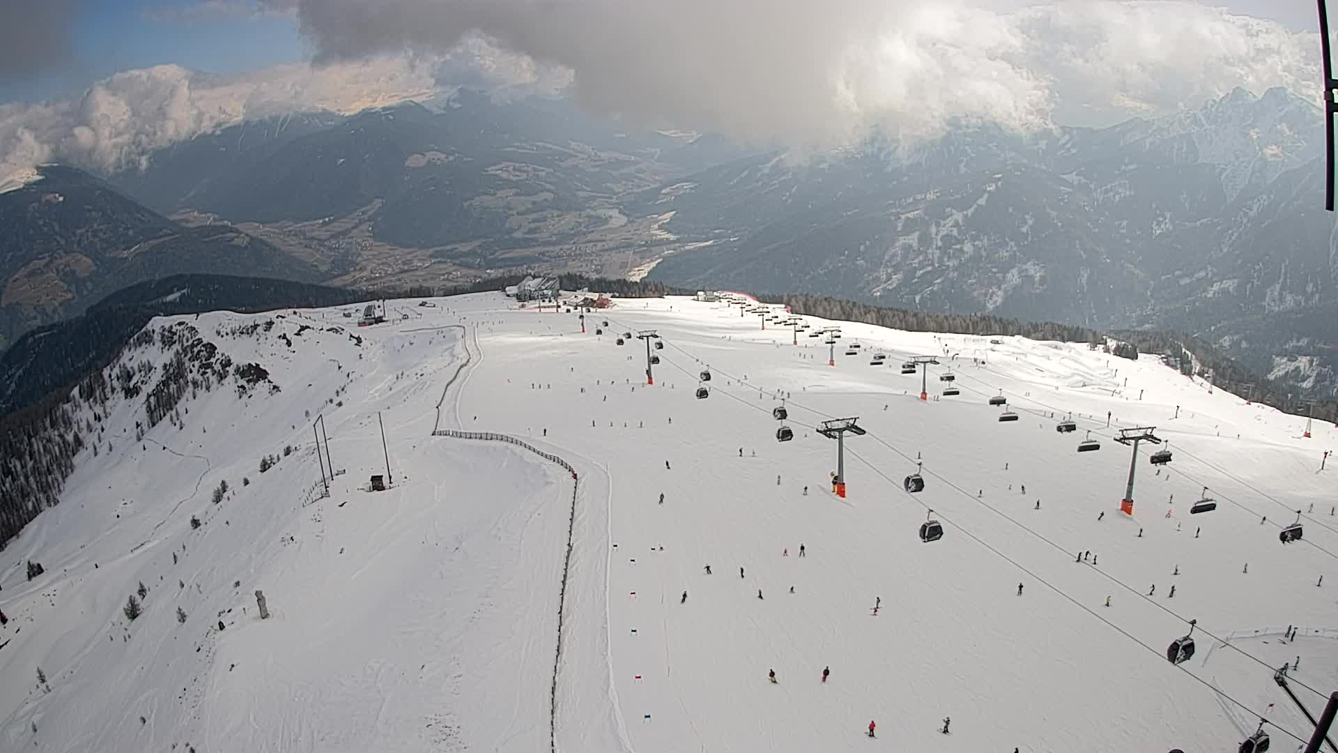 Sommet du Kronplatz | vue sur Valdaora – Olang