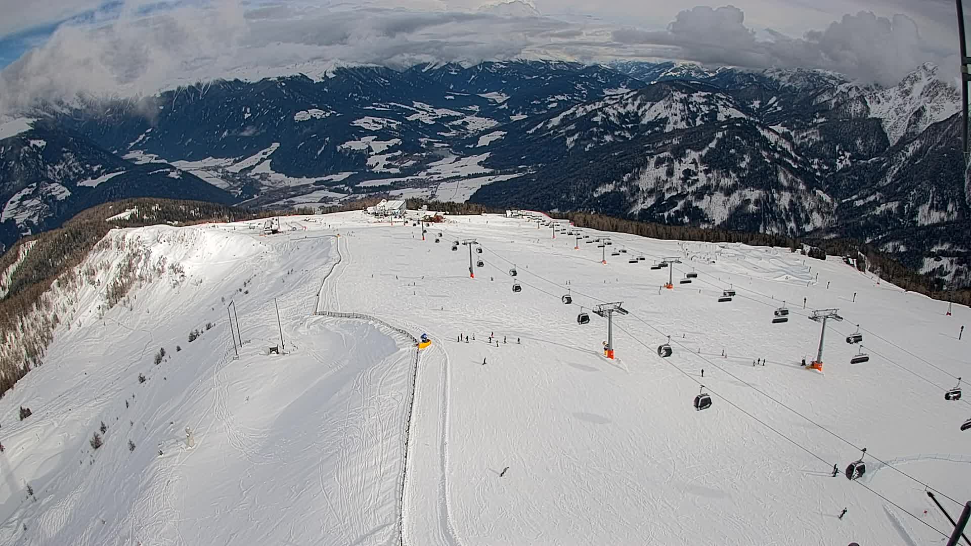 Sommet du Kronplatz | vue sur Valdaora – Olang