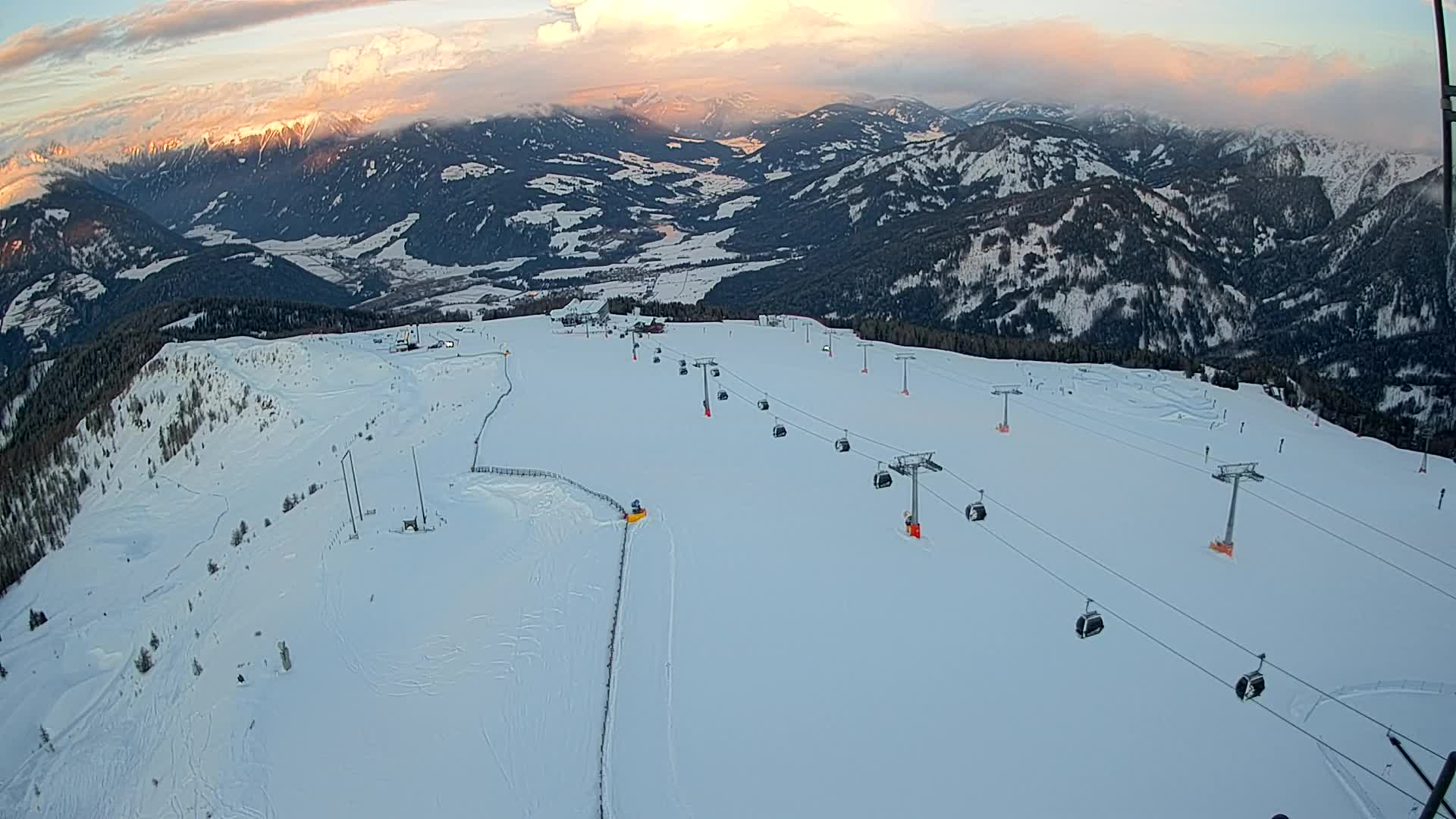 Kronplatz vrh | pogled na Valdaora – Olang