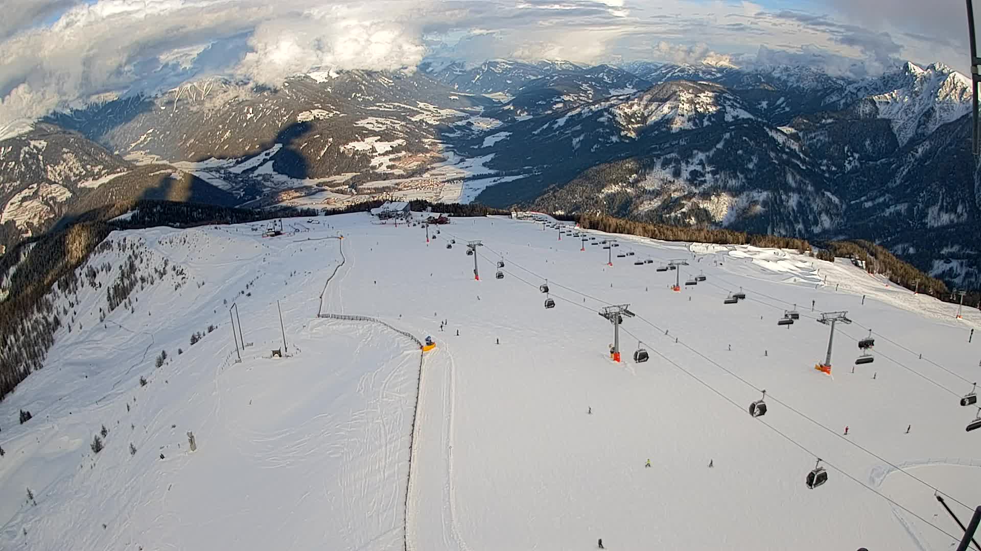 Kronplatz vrh | pogled na Valdaora – Olang