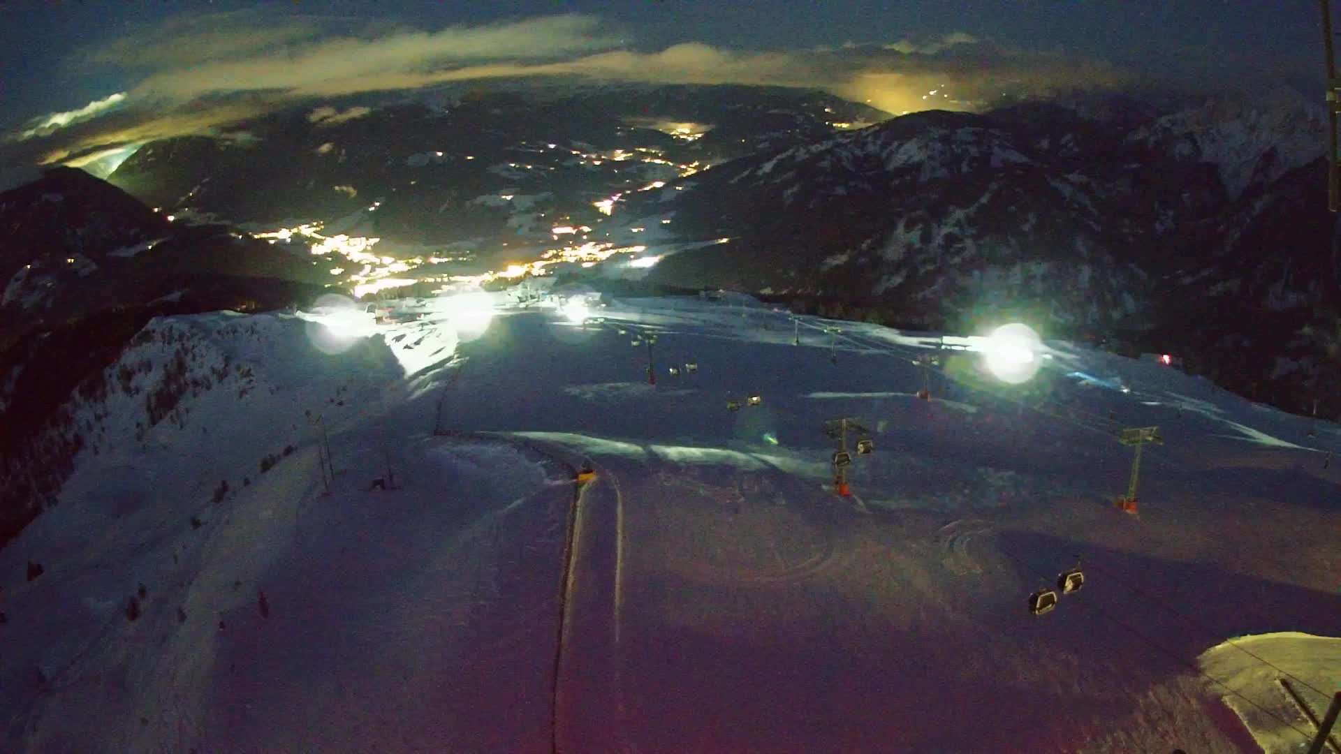Kronplatz-Gipfel | Blick nach Olang – Valdaora