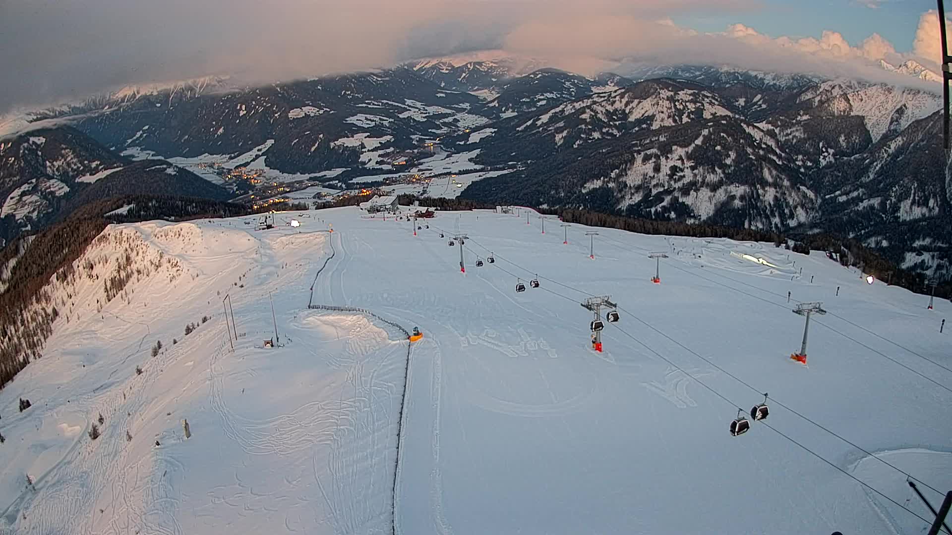 Kronplatz vrh | pogled na Valdaora – Olang