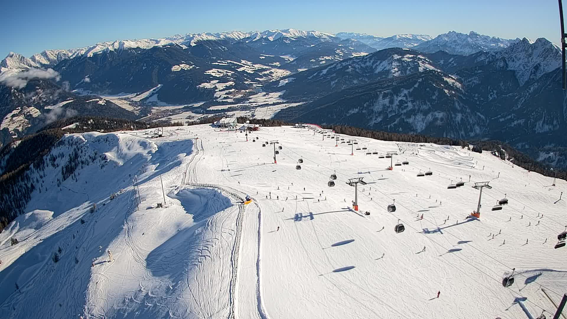 Kronplatz vrh | pogled na Valdaora – Olang
