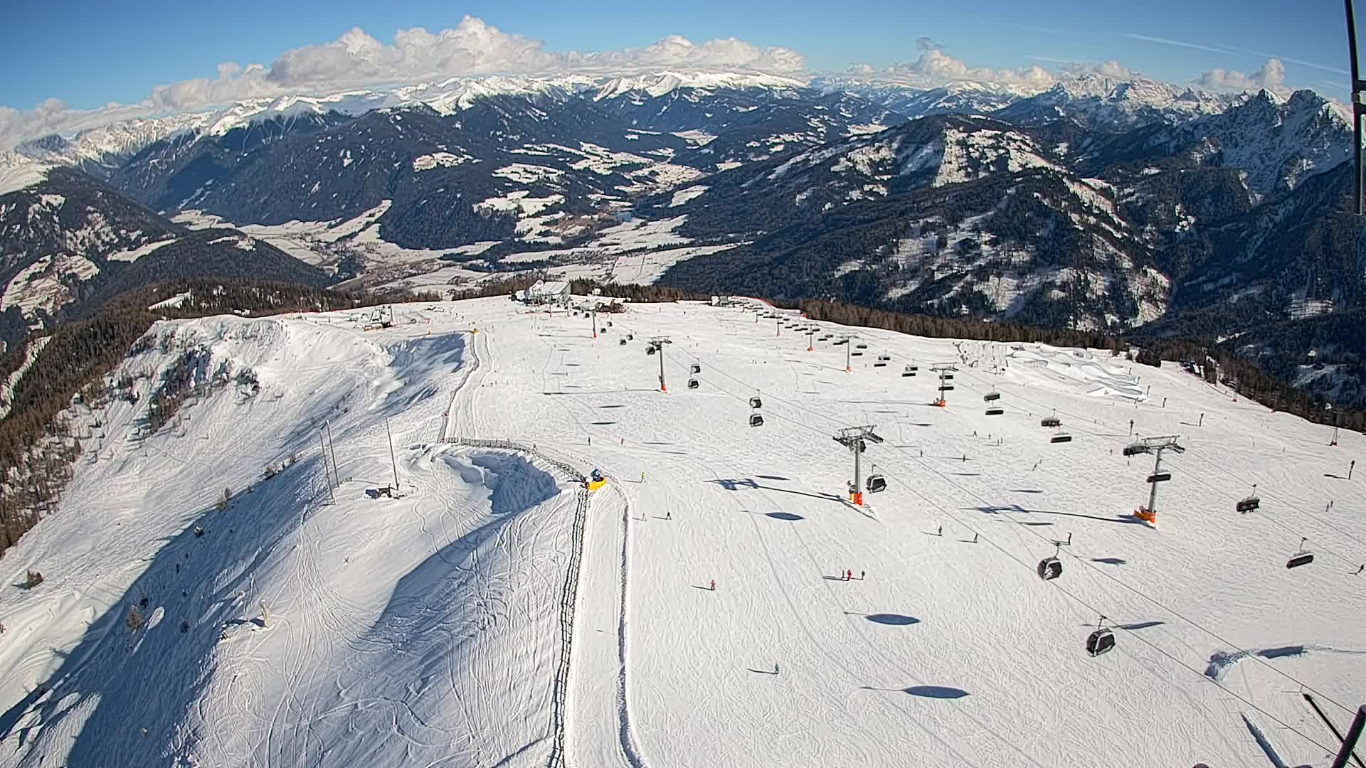Sommet du Kronplatz | vue sur Valdaora – Olang