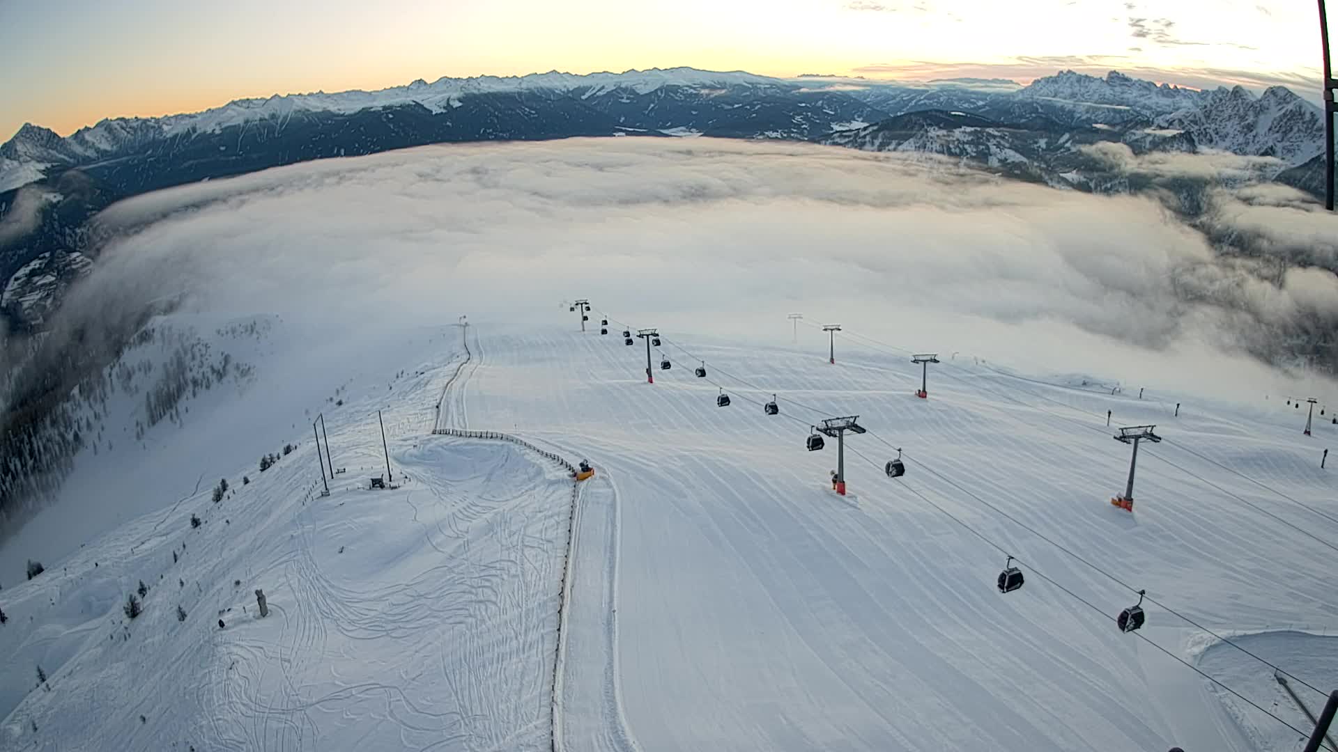 Kronplatz vrh | pogled na Valdaora – Olang