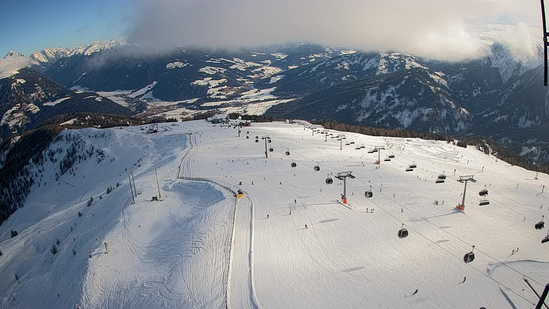 Sommet du Kronplatz | vue sur Valdaora – Olang