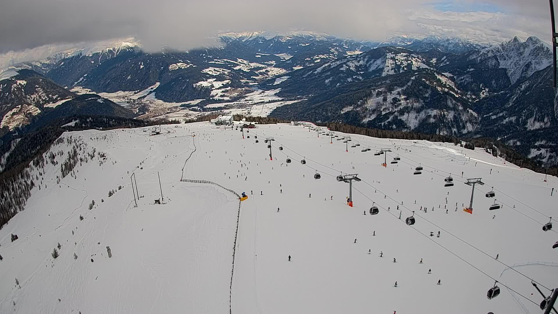 Sommet du Kronplatz | vue sur Valdaora – Olang