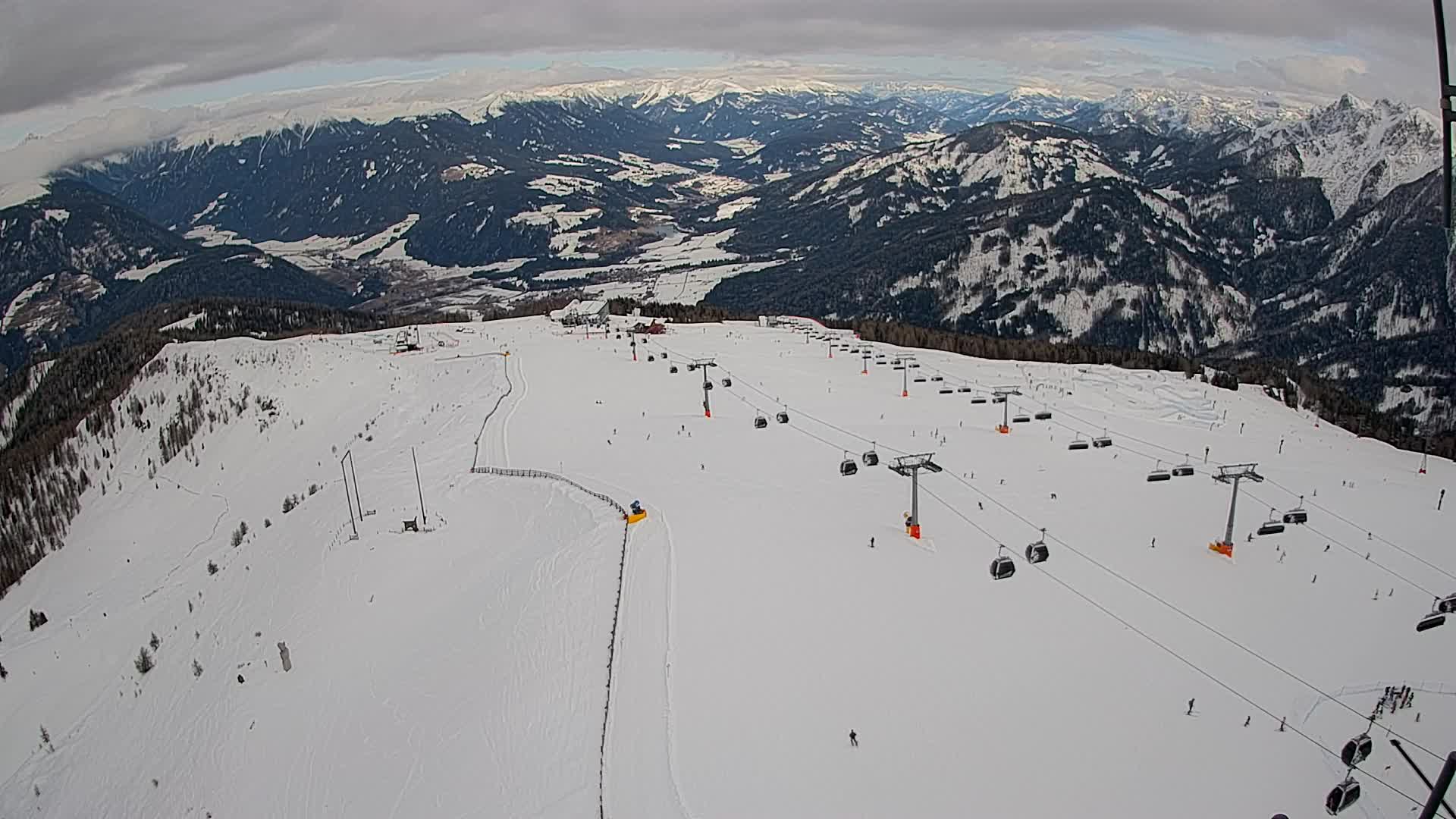 Sommet du Kronplatz | vue sur Valdaora – Olang