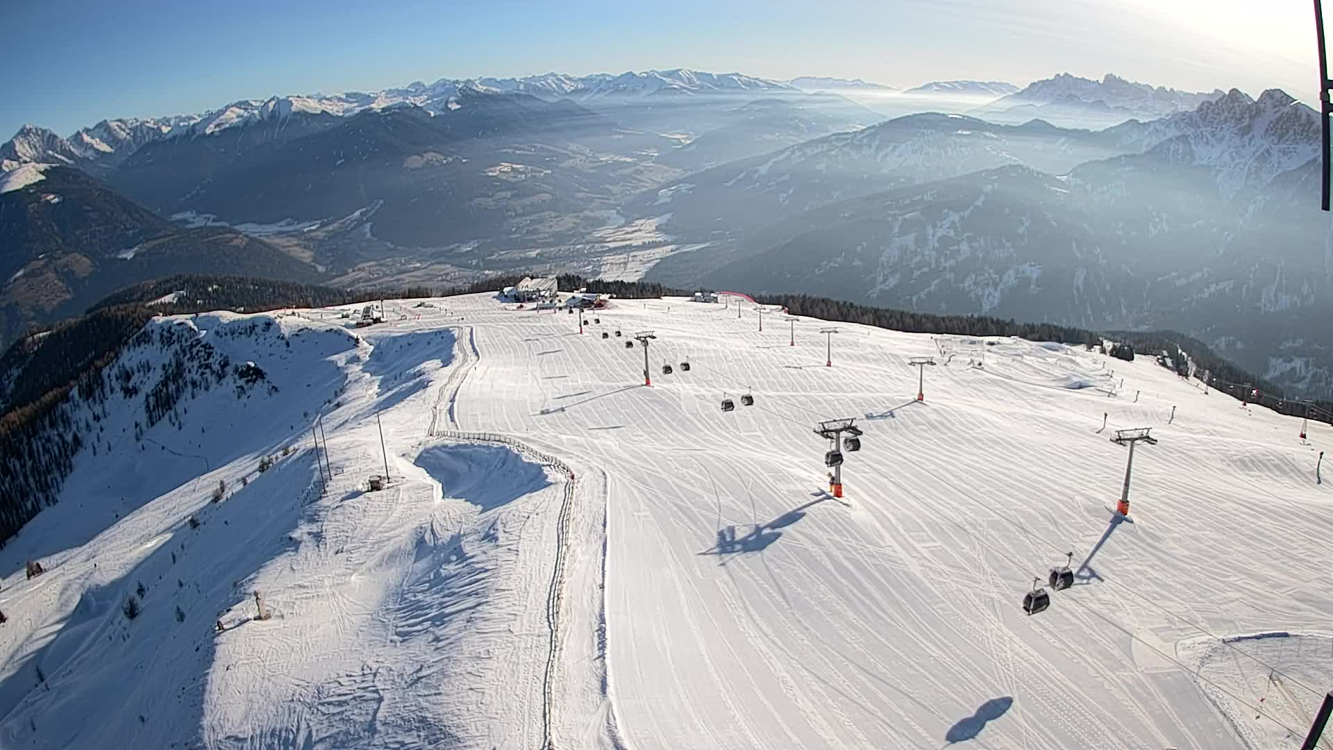 Sommet du Kronplatz | vue sur Valdaora – Olang