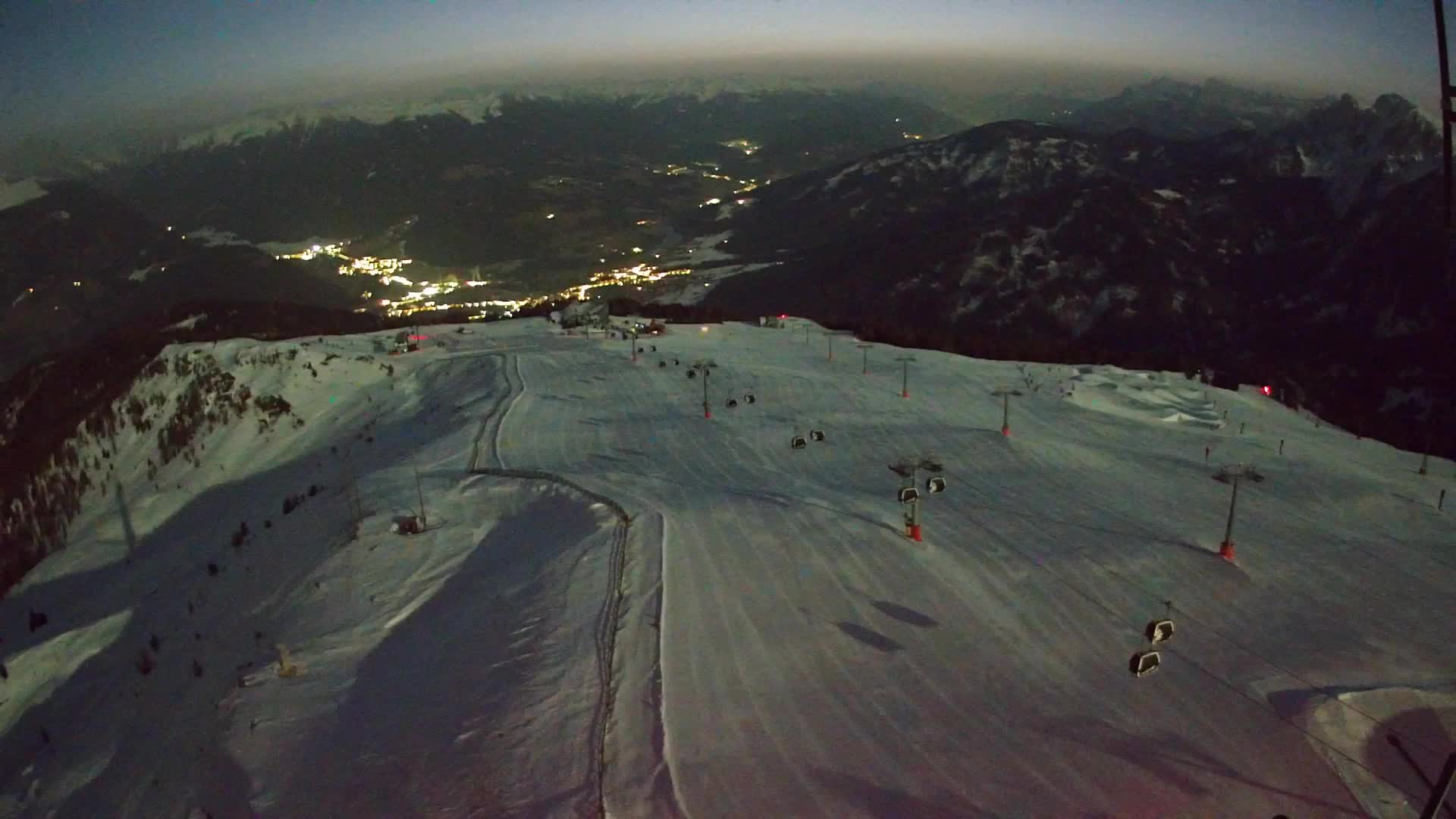 Kronplatz-Gipfel | Blick nach Olang – Valdaora