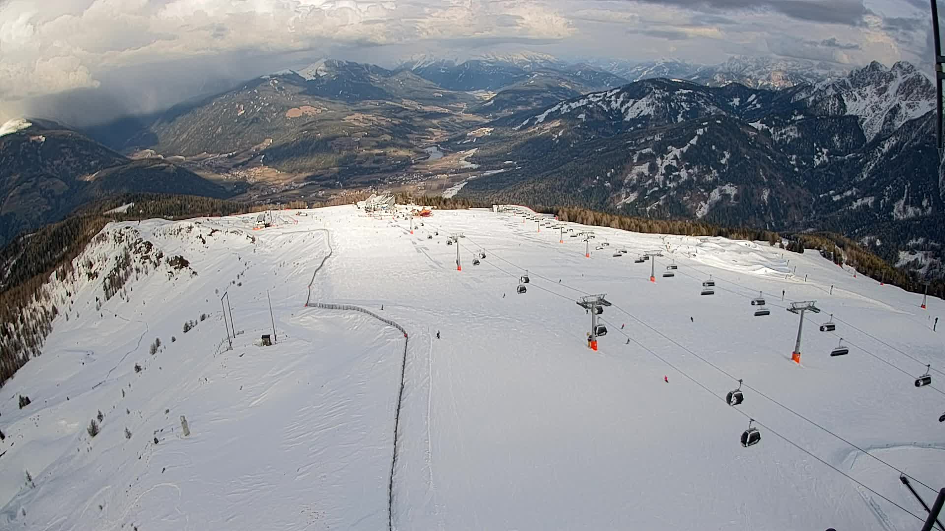 Kronplatz vrh | pogled na Valdaora – Olang