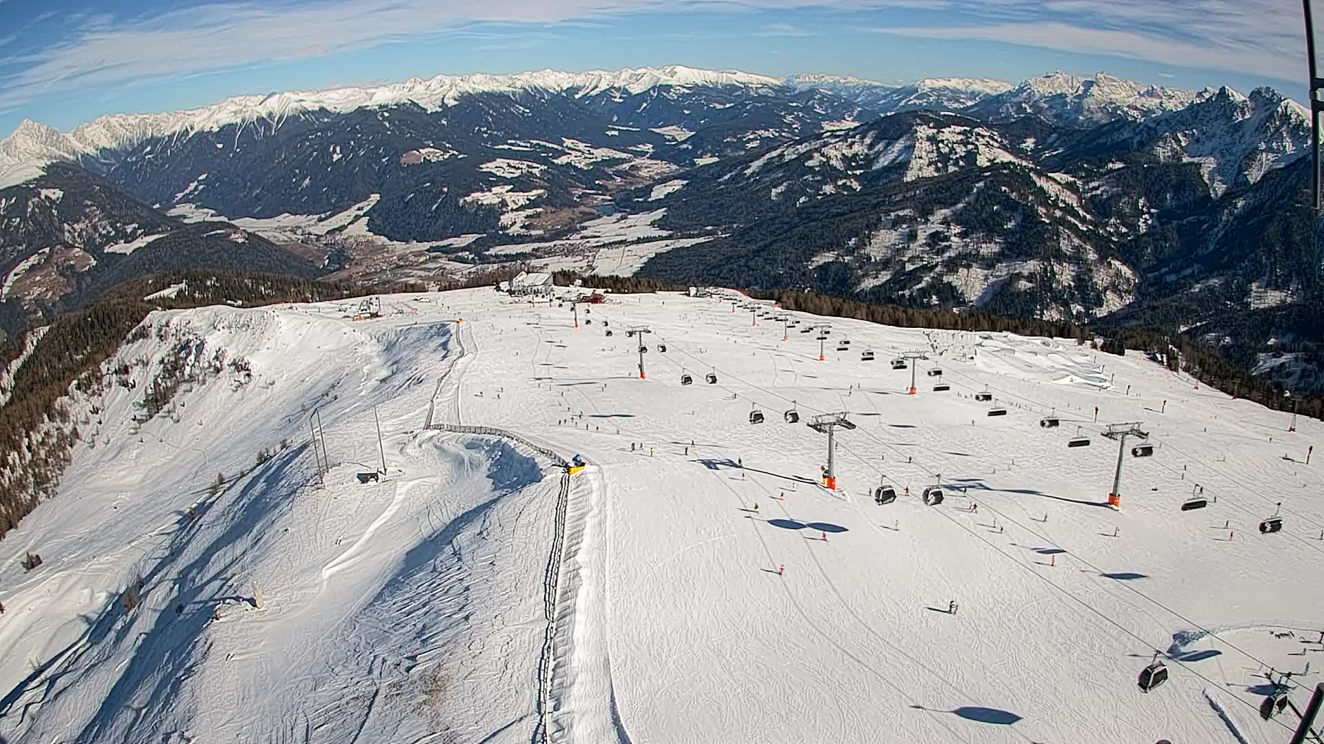 Sommet du Kronplatz | vue sur Valdaora – Olang