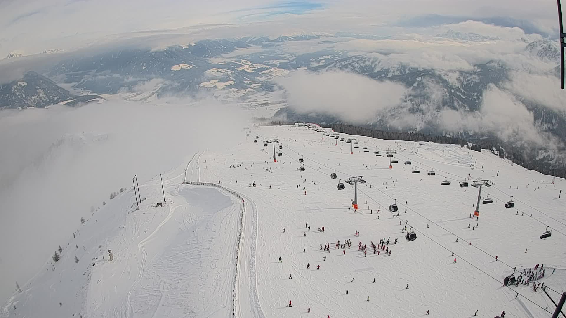 Kronplatz vrh | pogled na Valdaora – Olang