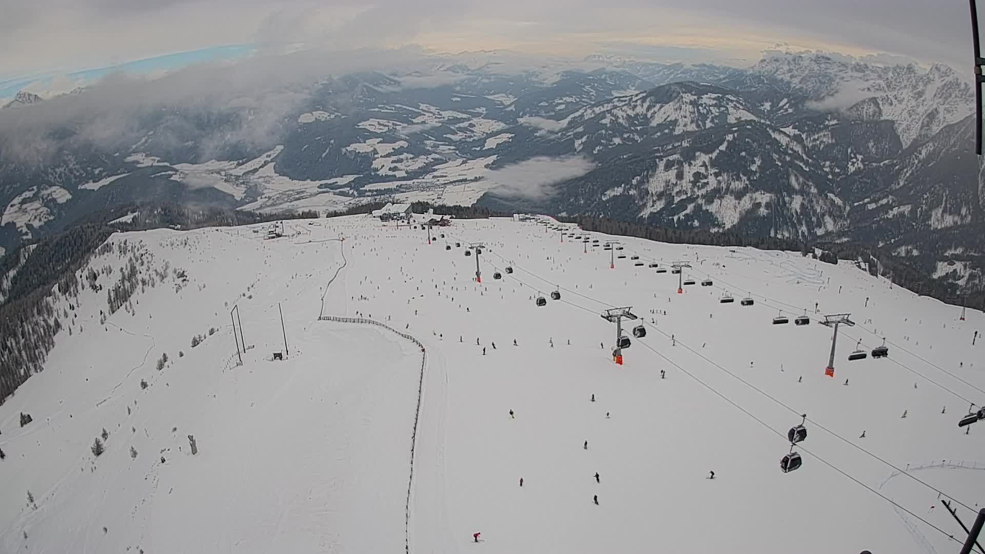 Kronplatz-Gipfel | Blick nach Olang – Valdaora
