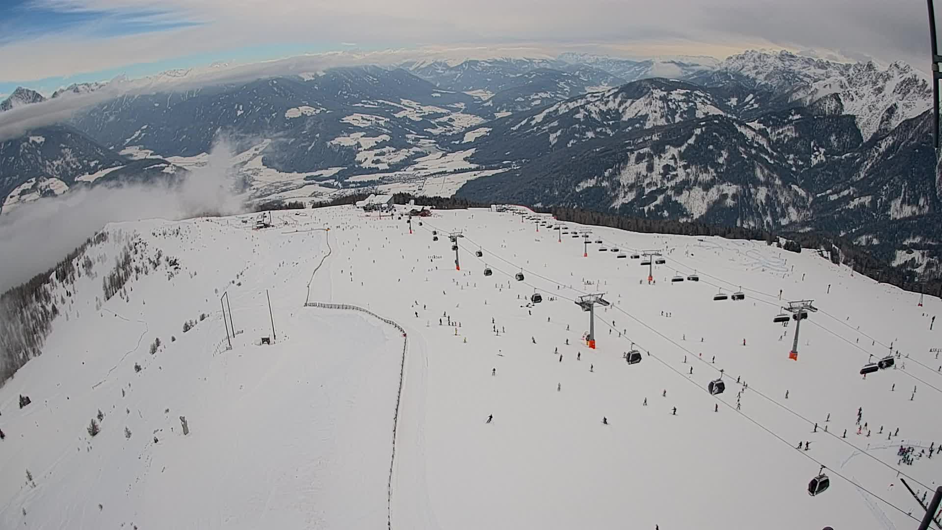 Sommet du Kronplatz | vue sur Valdaora – Olang