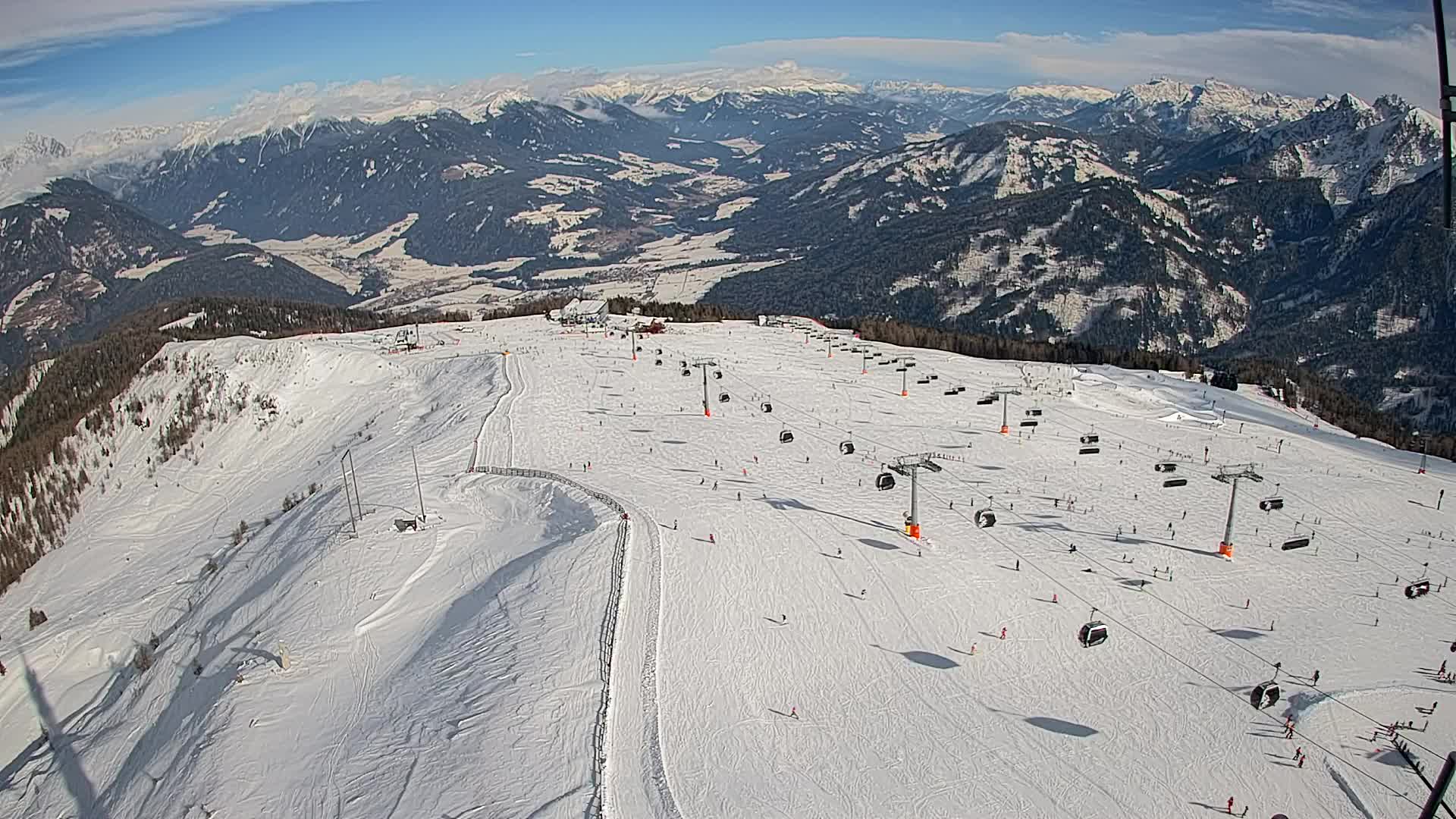 Sommet du Kronplatz | vue sur Valdaora – Olang