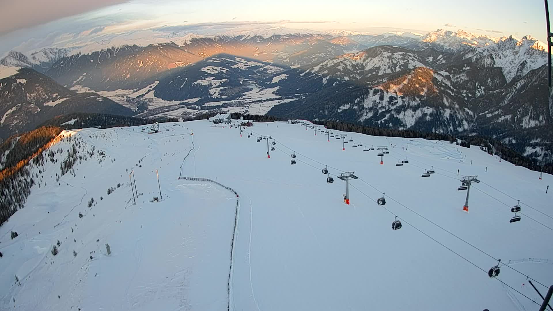 Sommet du Kronplatz | vue sur Valdaora – Olang