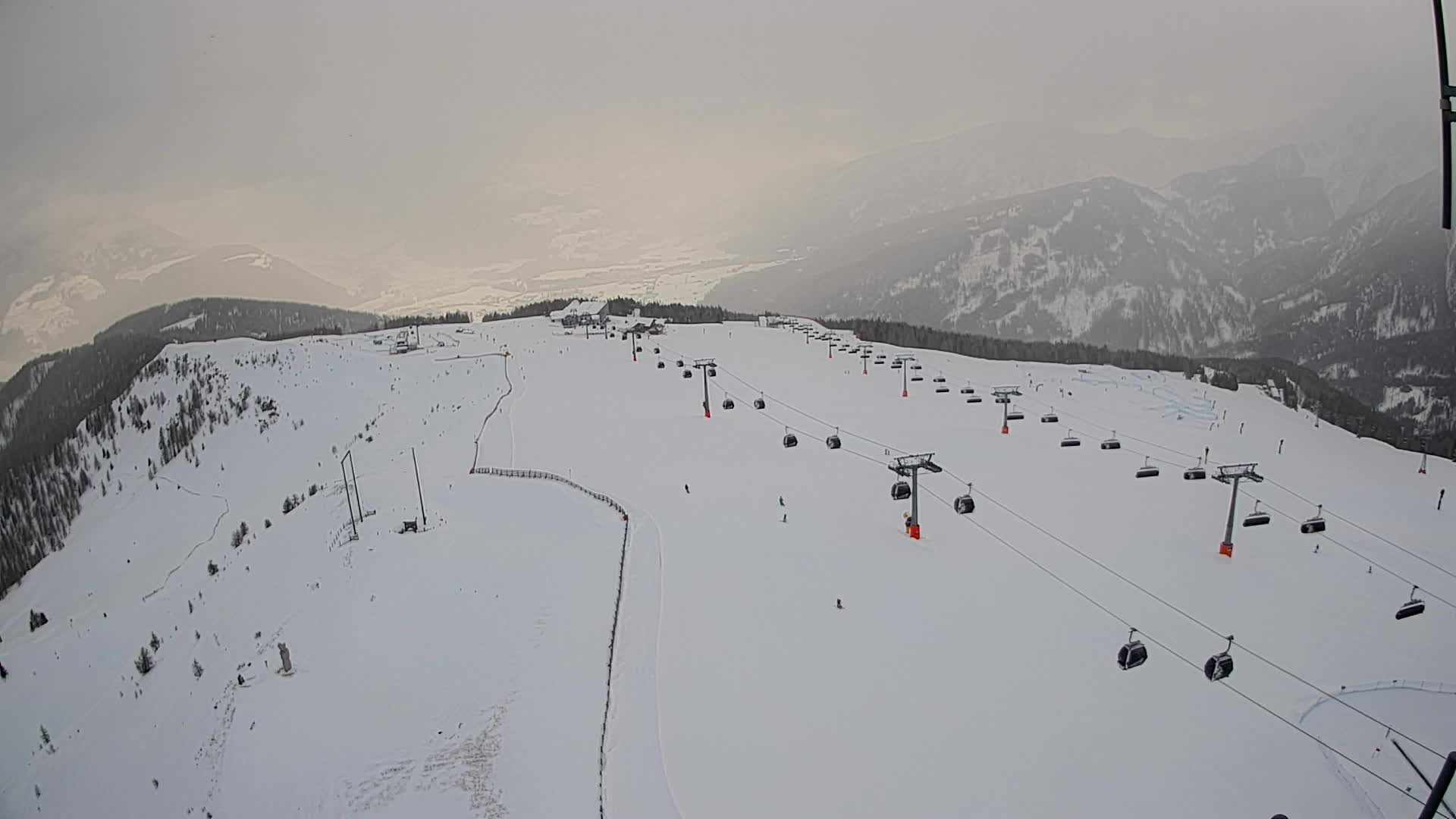 Kronplatz-Gipfel | Blick nach Olang – Valdaora