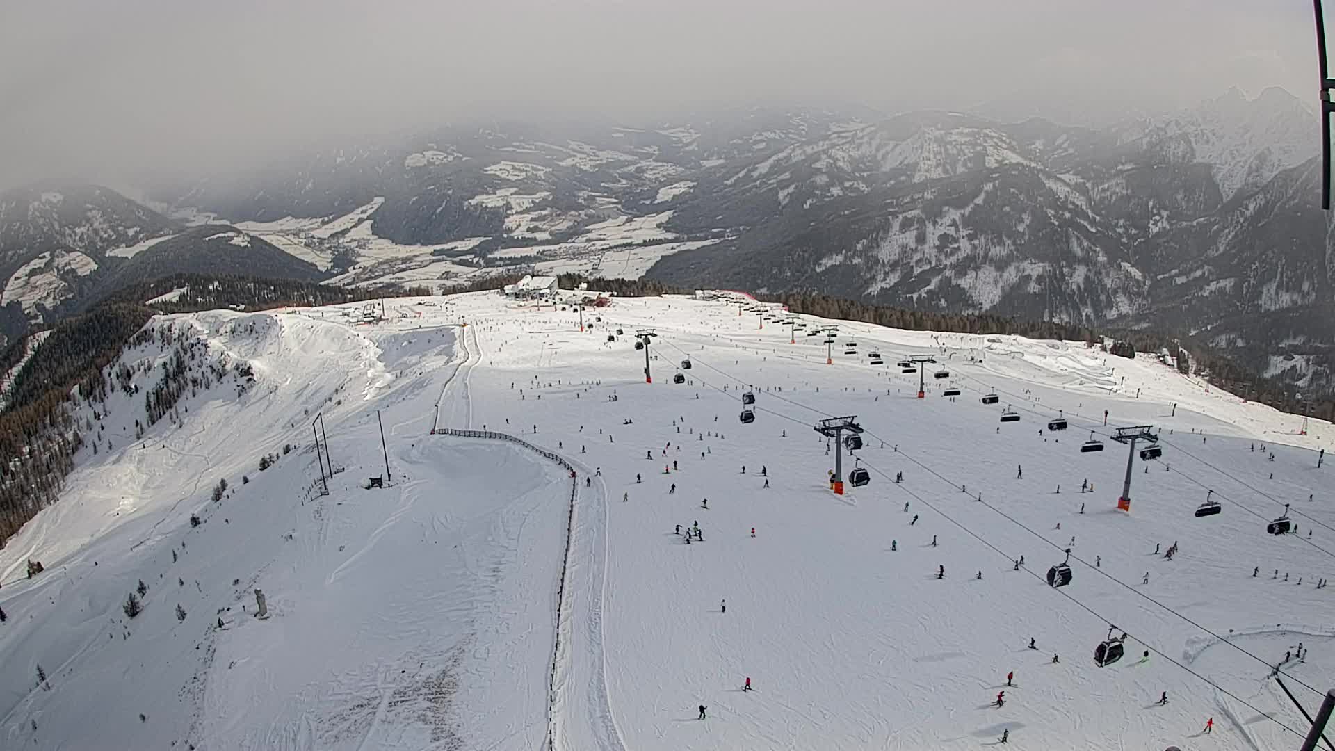 Sommet du Kronplatz | vue sur Valdaora – Olang