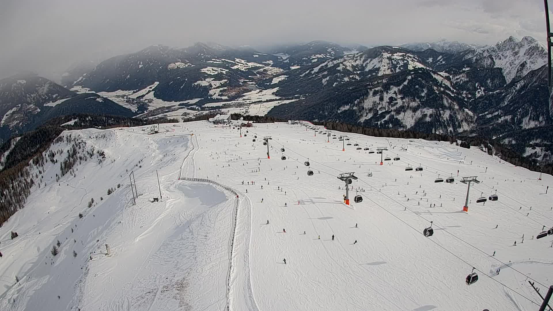Sommet du Kronplatz | vue sur Valdaora – Olang