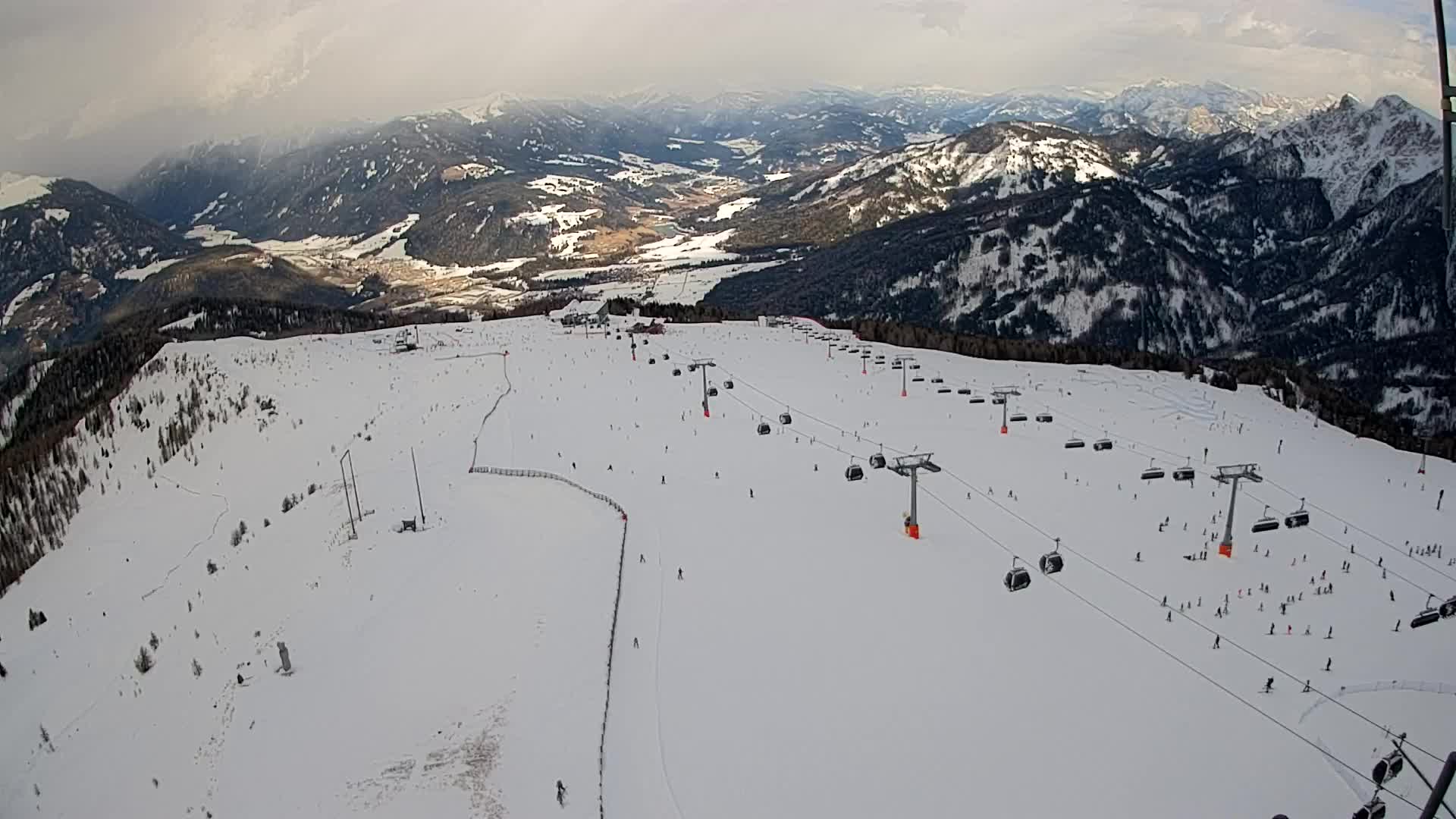 Sommet du Kronplatz | vue sur Valdaora – Olang
