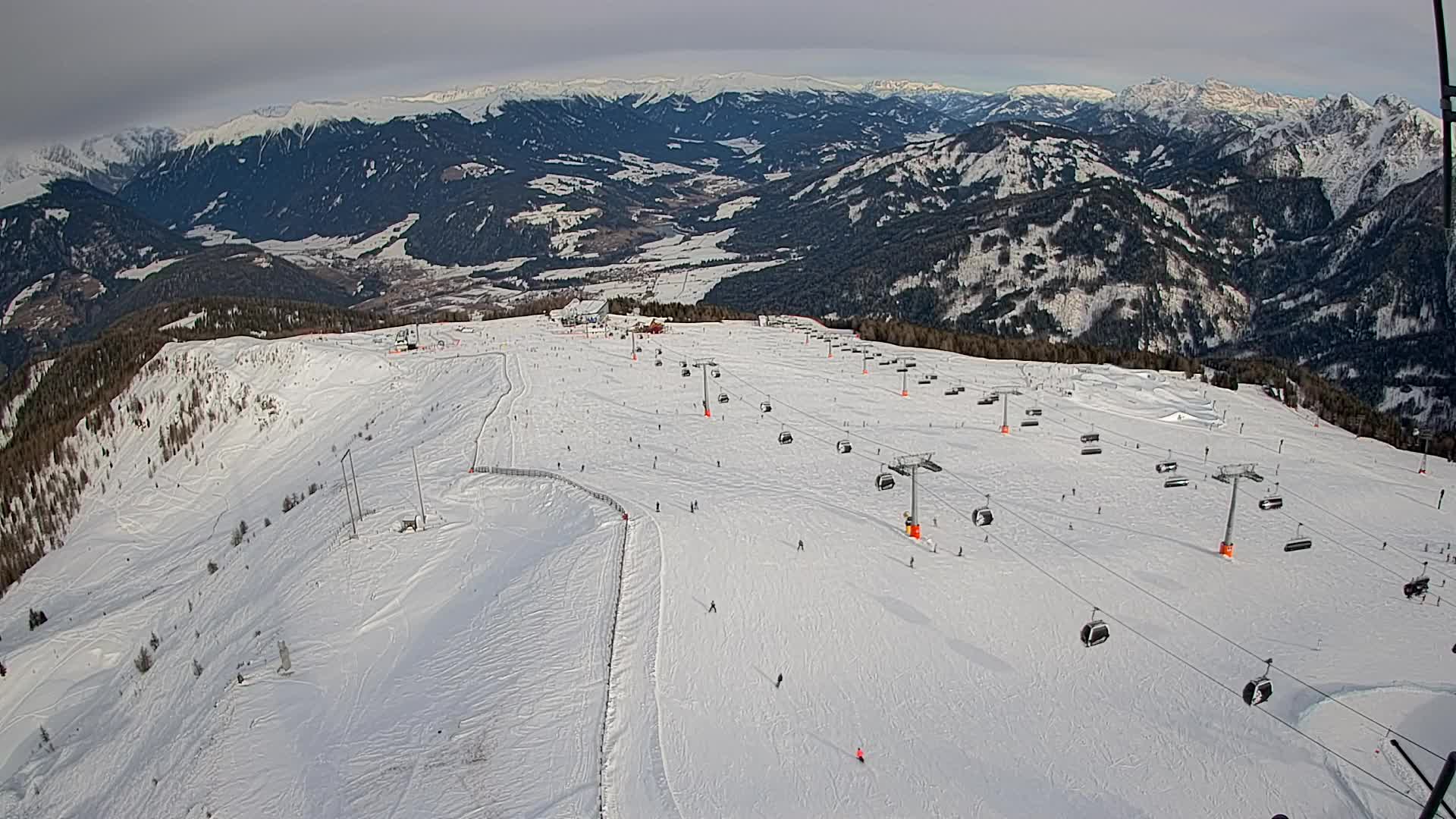 Kronplatz vrh | pogled na Valdaora – Olang