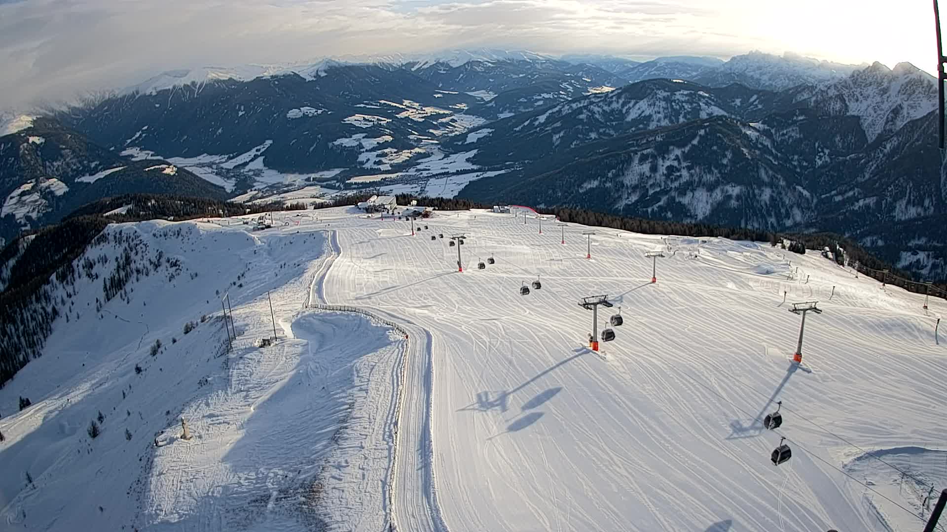 Kronplatz vrh | pogled na Valdaora – Olang