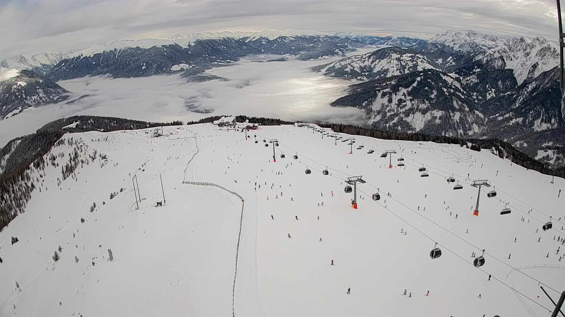 Sommet du Kronplatz | vue sur Valdaora – Olang