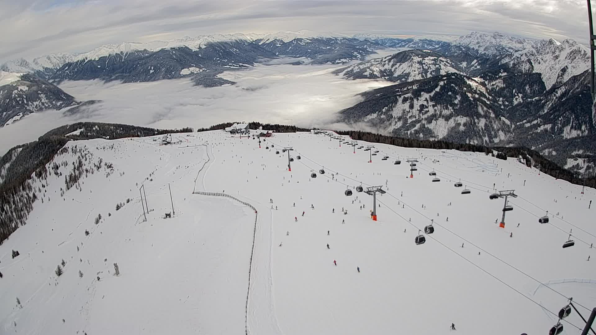 Kronplatz vrh | pogled na Valdaora – Olang