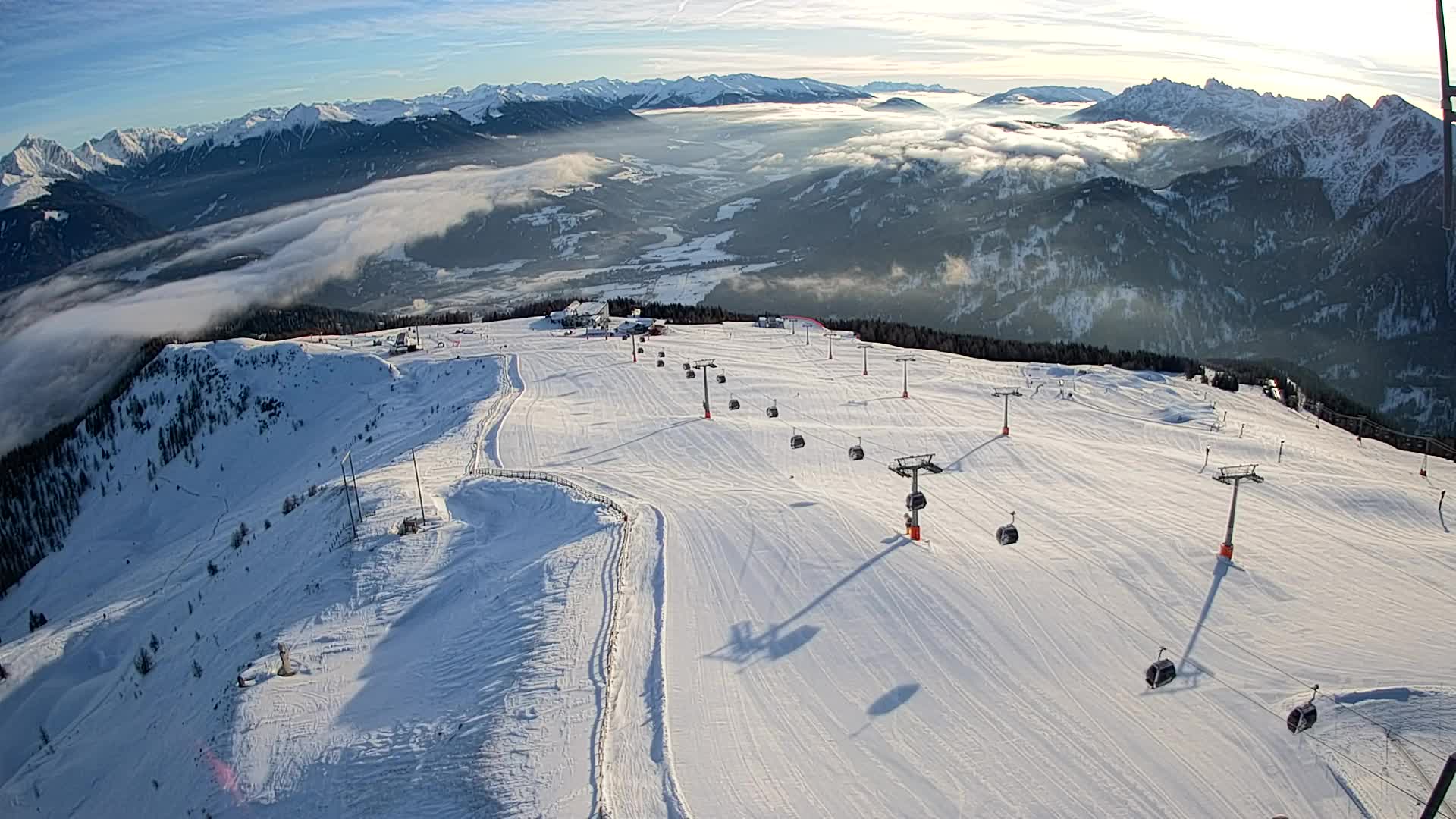 Sommet du Kronplatz | vue sur Valdaora – Olang