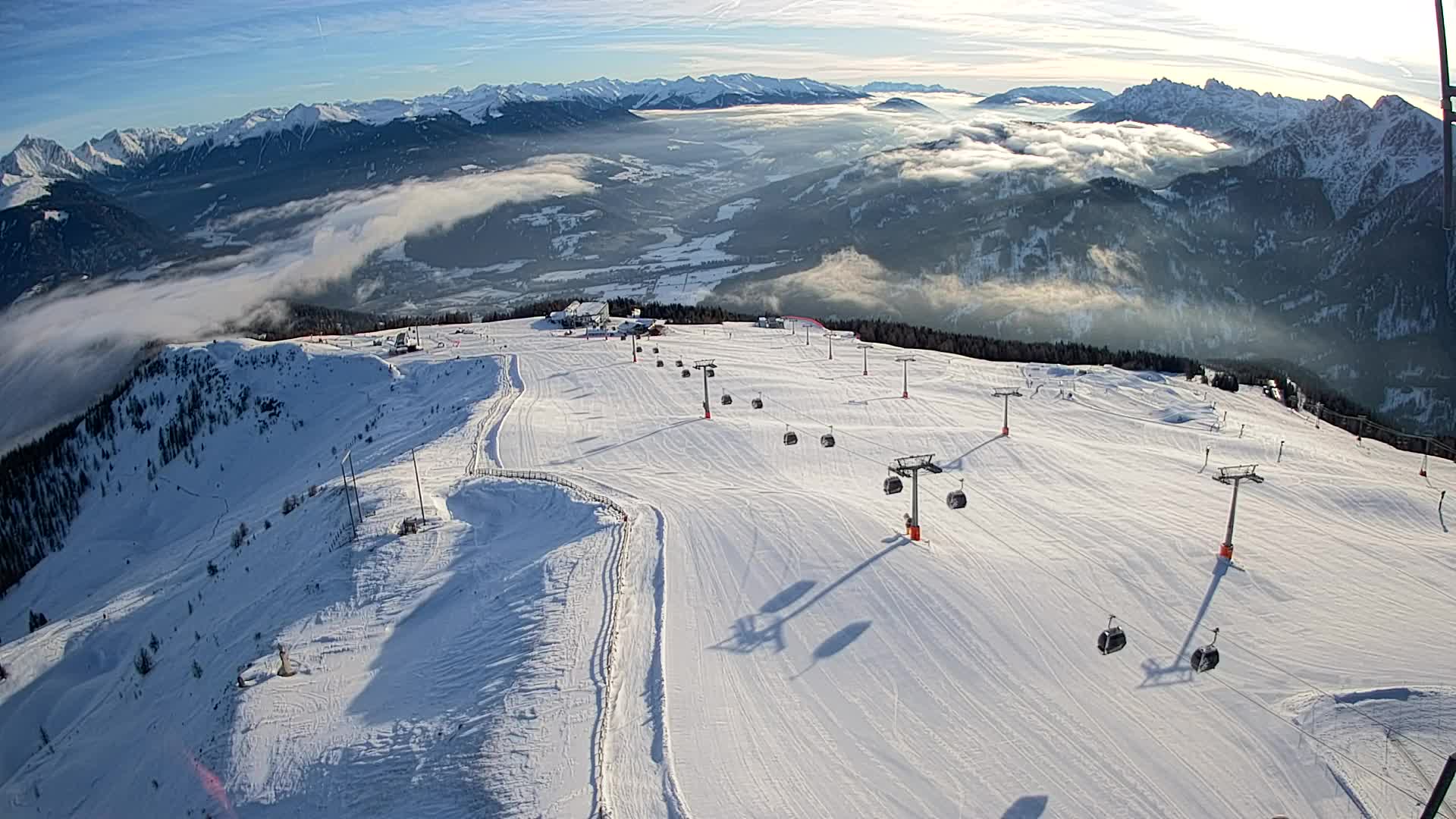 Sommet du Kronplatz | vue sur Valdaora – Olang