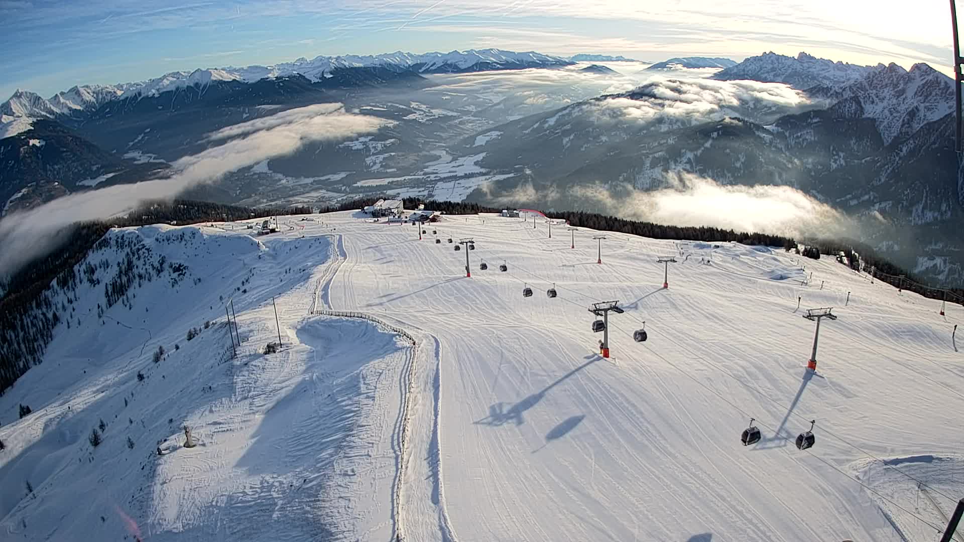 Kronplatz vrh | pogled na Valdaoro – Olang