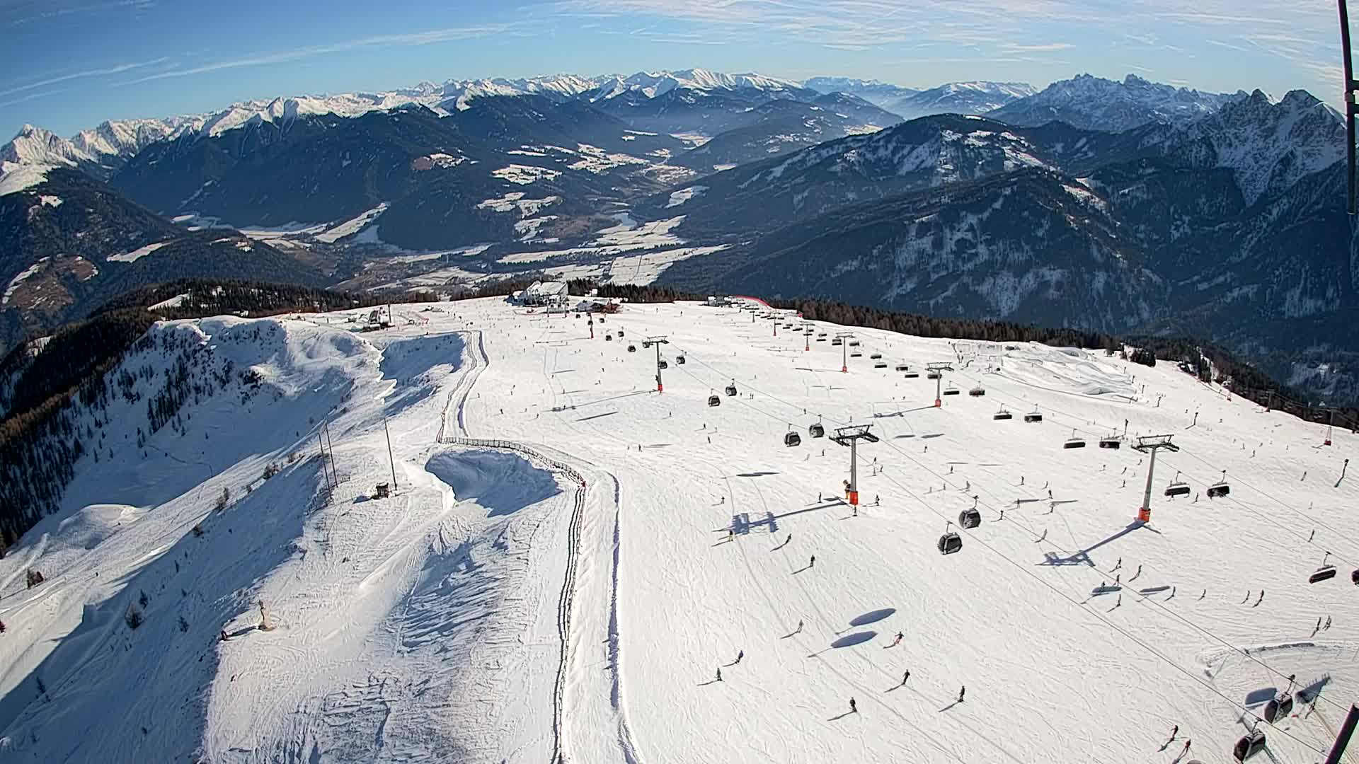 Kronplatz vrh | pogled na Valdaora – Olang