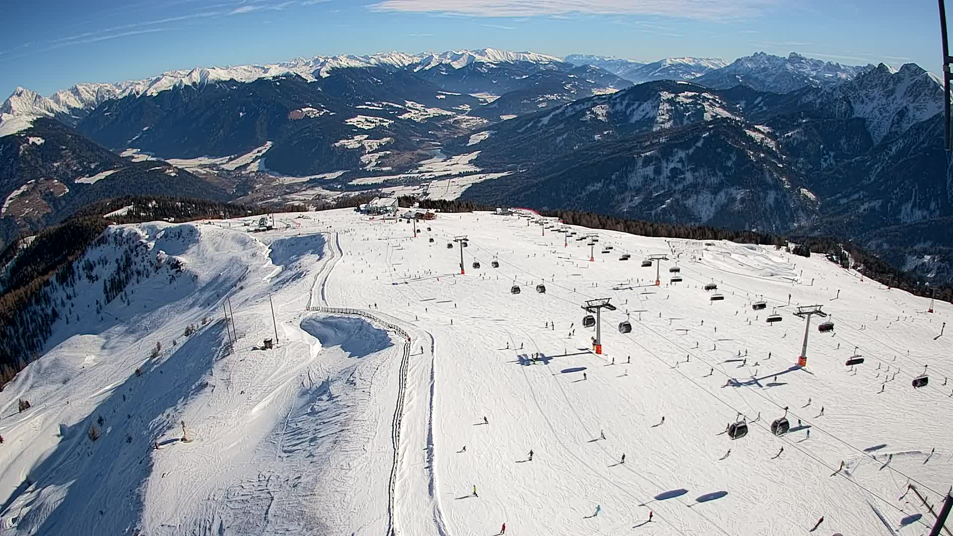 Sommet du Kronplatz | vue sur Valdaora – Olang