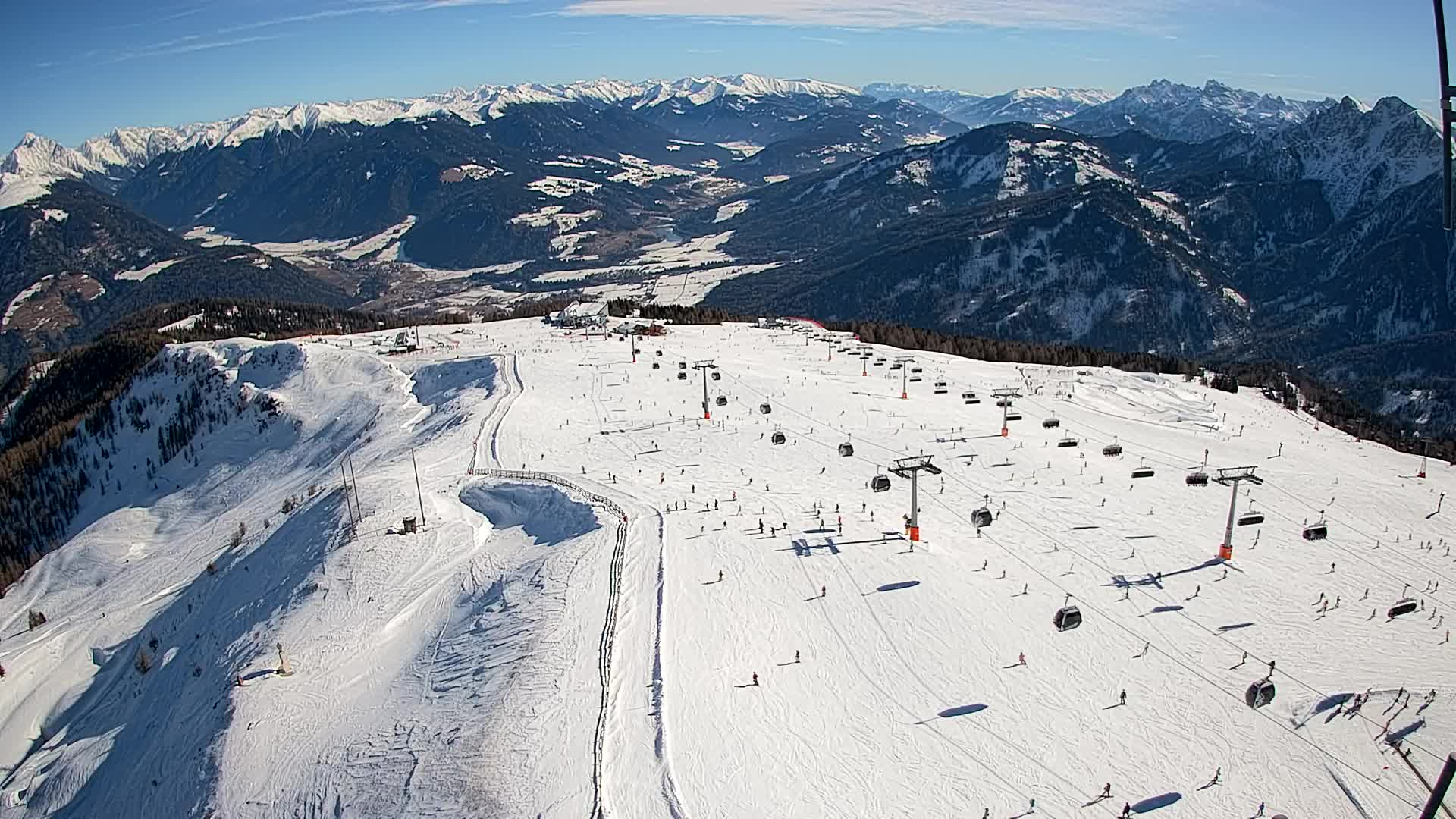 Kronplatz vrh | pogled na Valdaora – Olang