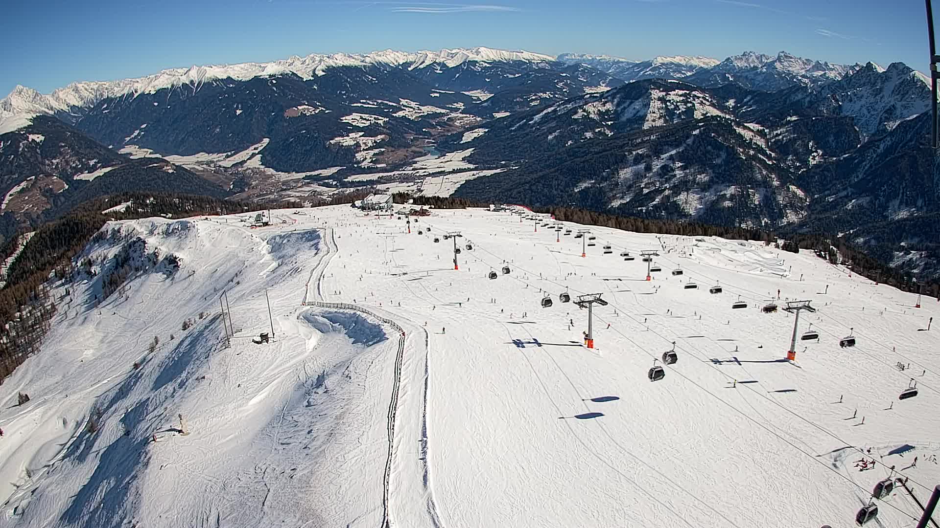 Kronplatz vrh | pogled na Valdaora – Olang