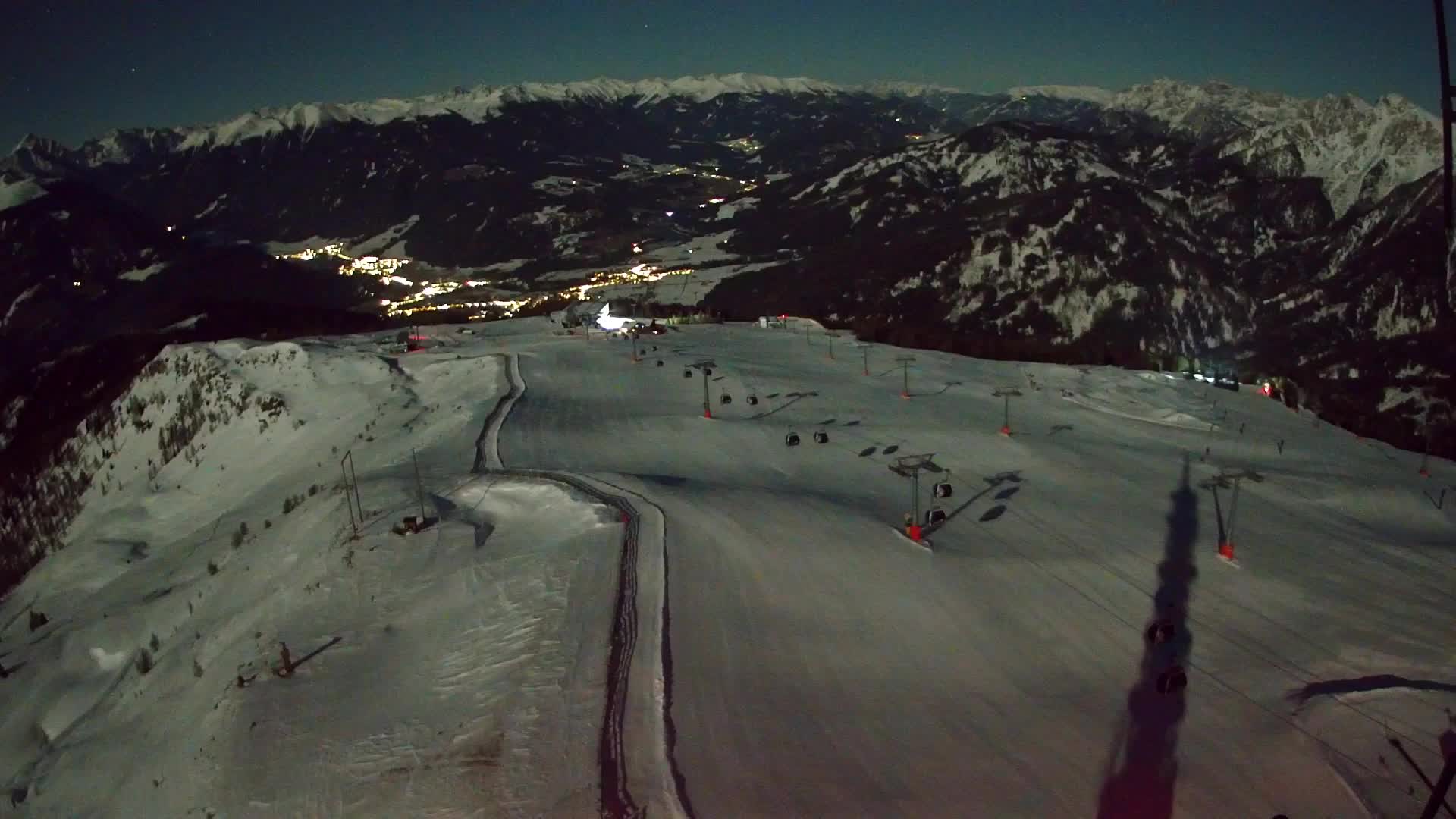 Kronplatz-Gipfel | Blick nach Olang – Valdaora
