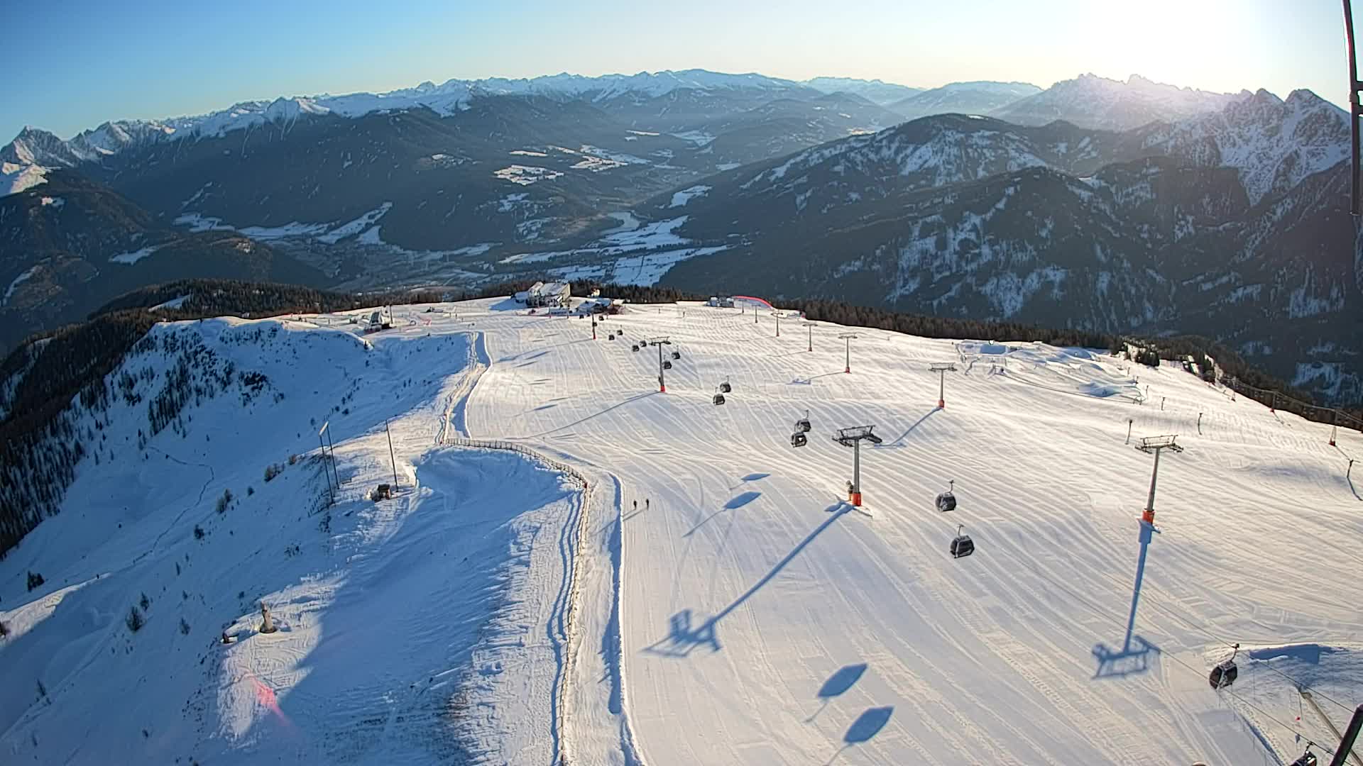 Sommet du Kronplatz | vue sur Valdaora – Olang