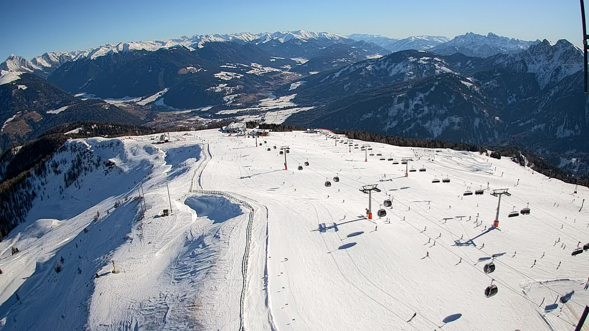 Sommet du Kronplatz | vue sur Valdaora – Olang