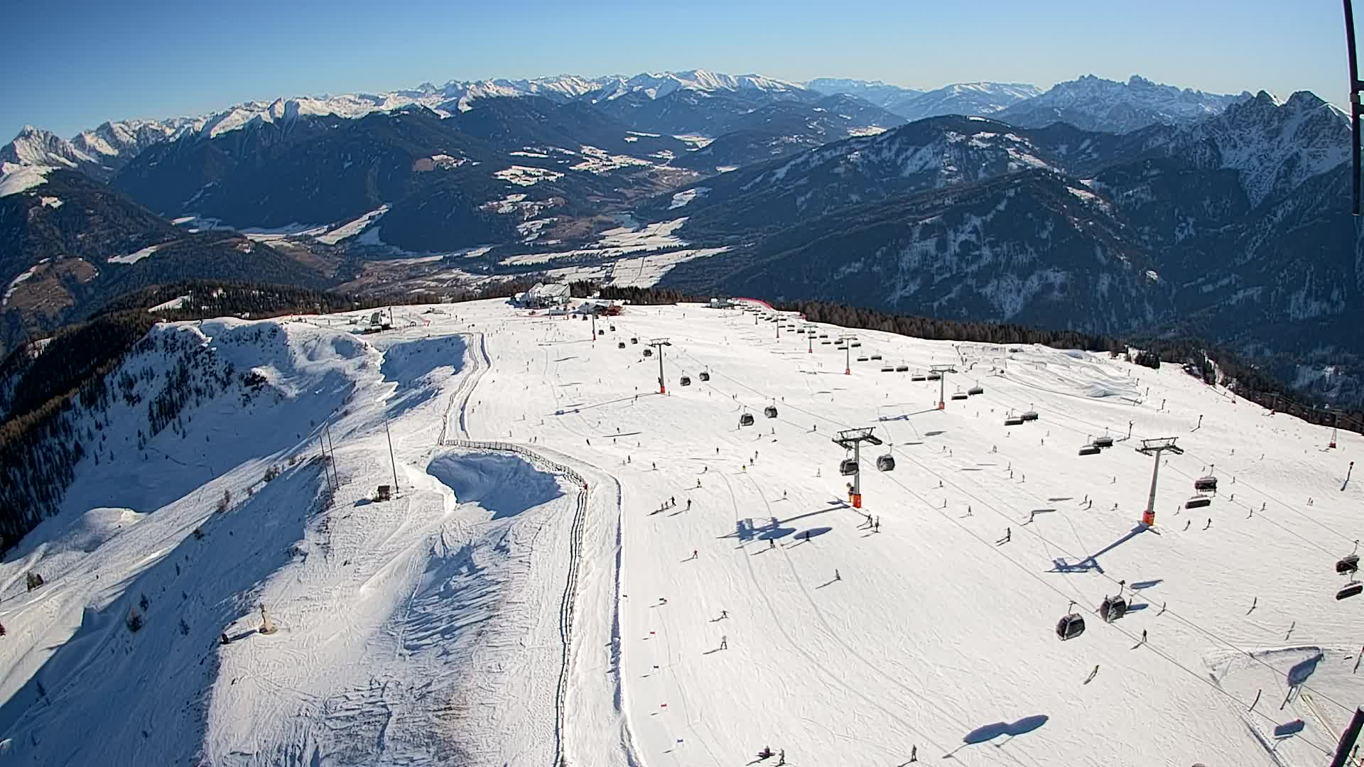 Sommet du Kronplatz | vue sur Valdaora – Olang
