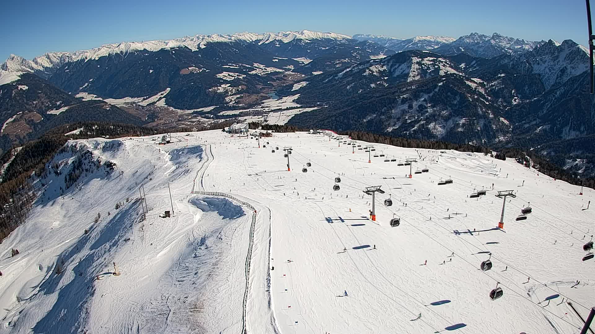 Kronplatz vrh | pogled na Valdaora – Olang
